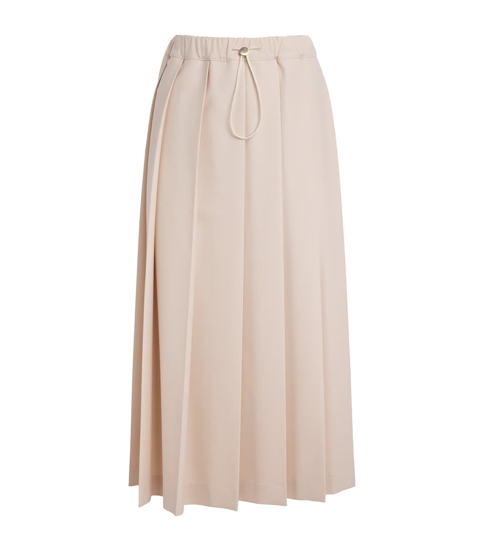 Pleated Midi Skirt