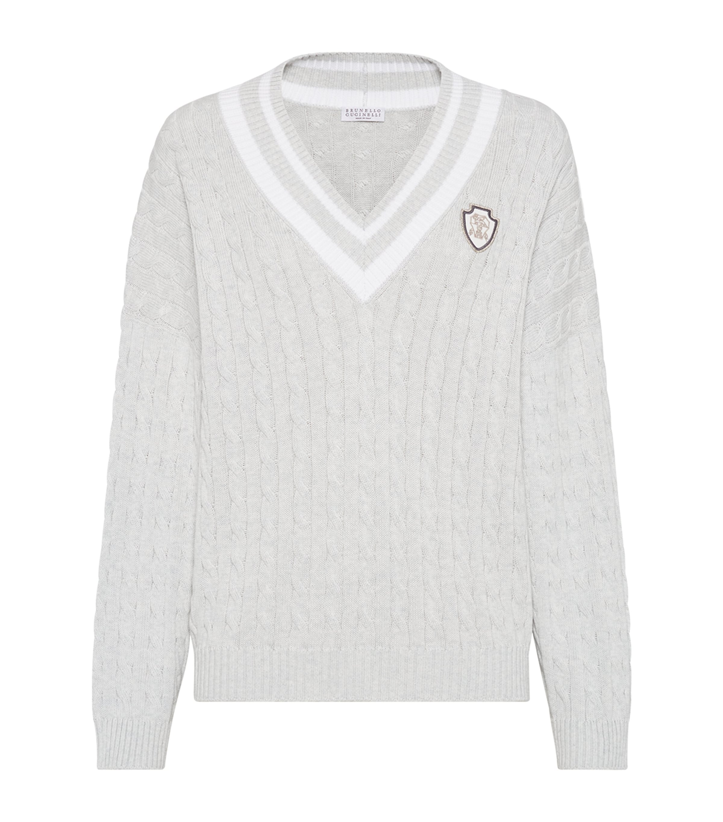 Cotton Cable-Knit Sweater