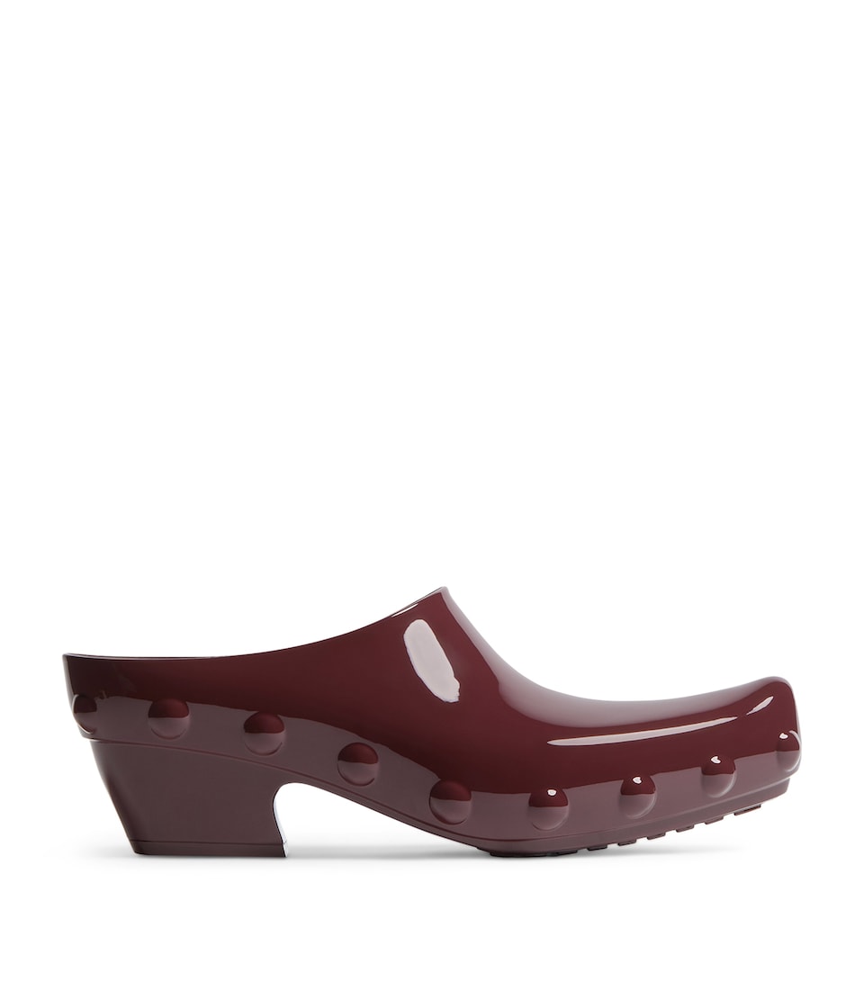 Bottega Veneta Curved-Toe Clog Mules 65