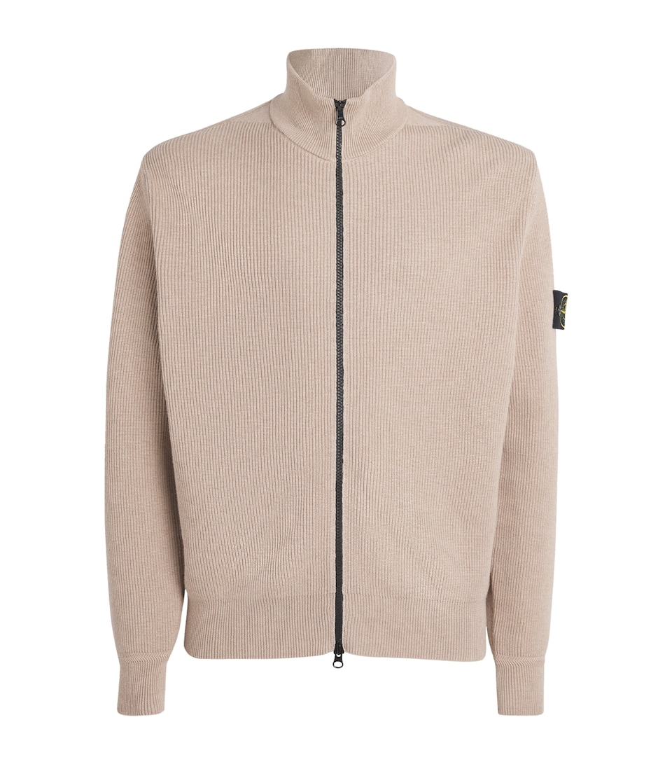 Organic Cotton Zip-Up Sweater