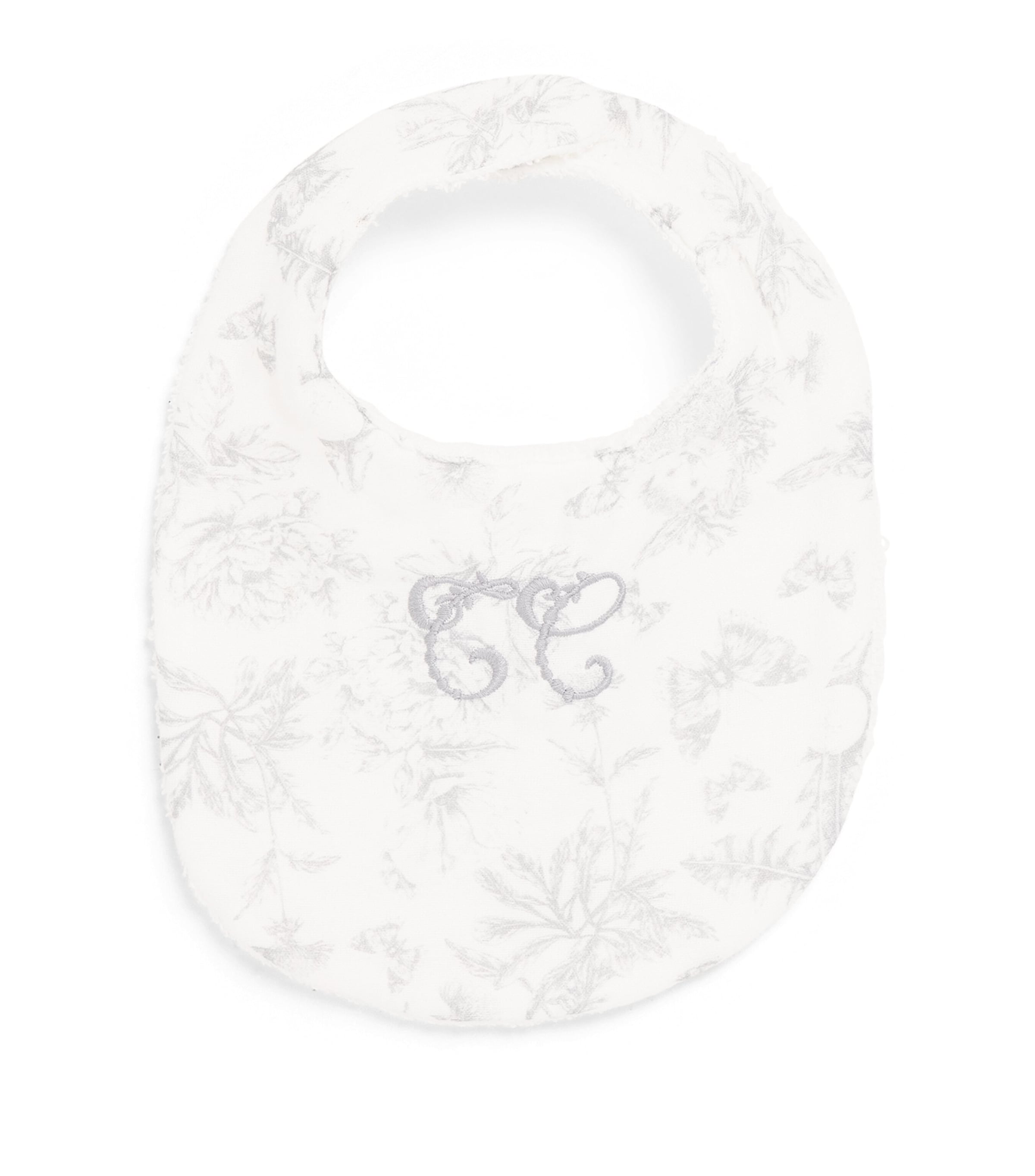 Cotton Toile de Jouy Bib