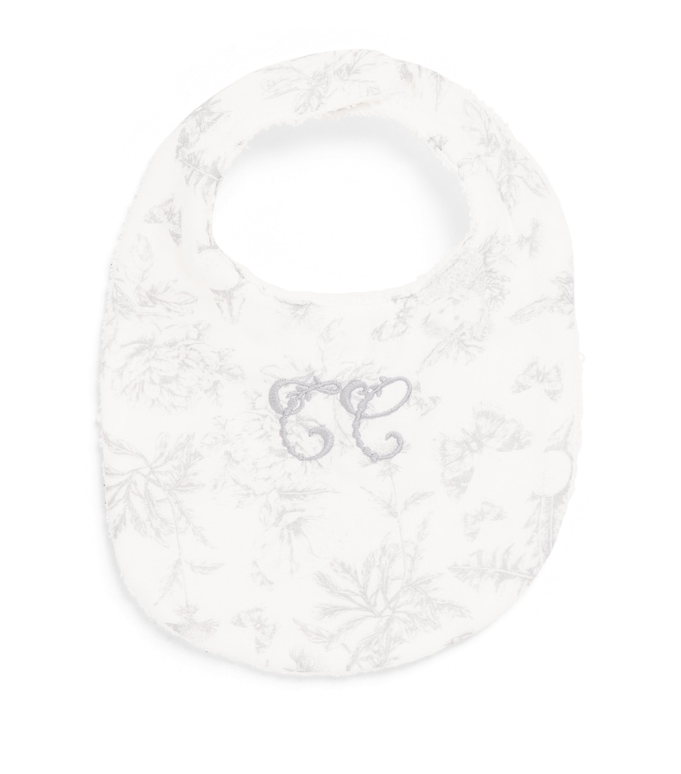 Cotton Toile de Jouy Bib
