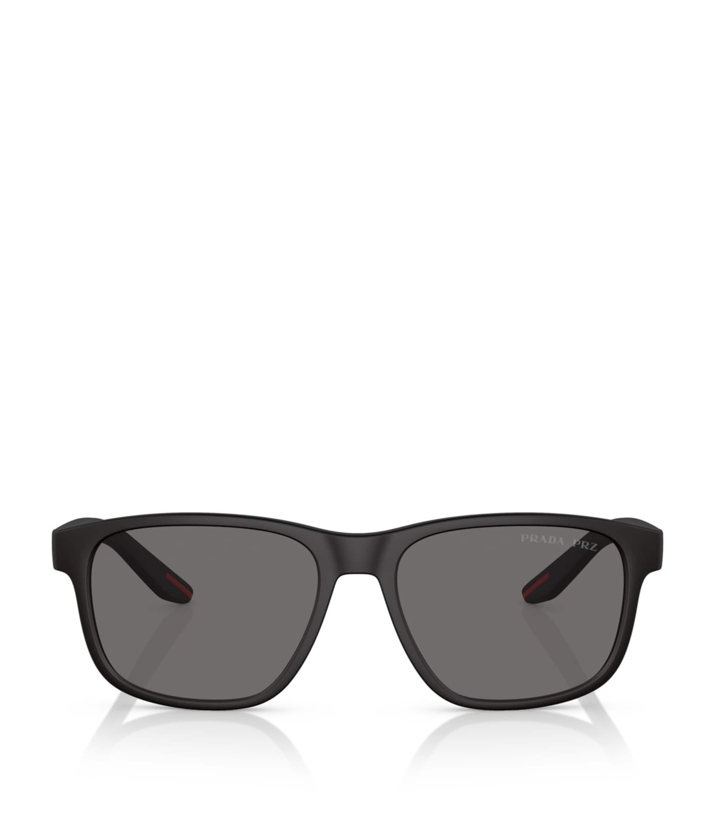 Prada Linea Rossa Injected Pillow Sunglasses Black
