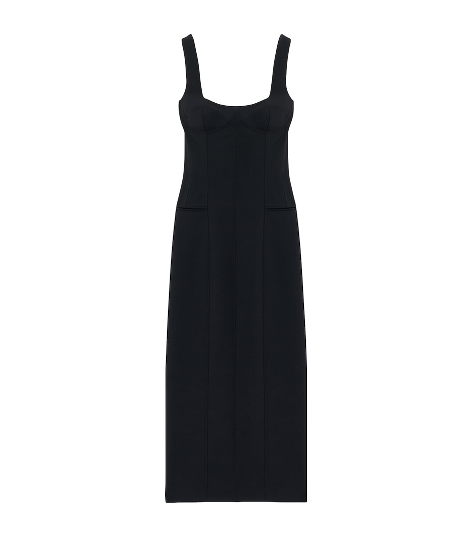 Wool-Mohair Midi Dress