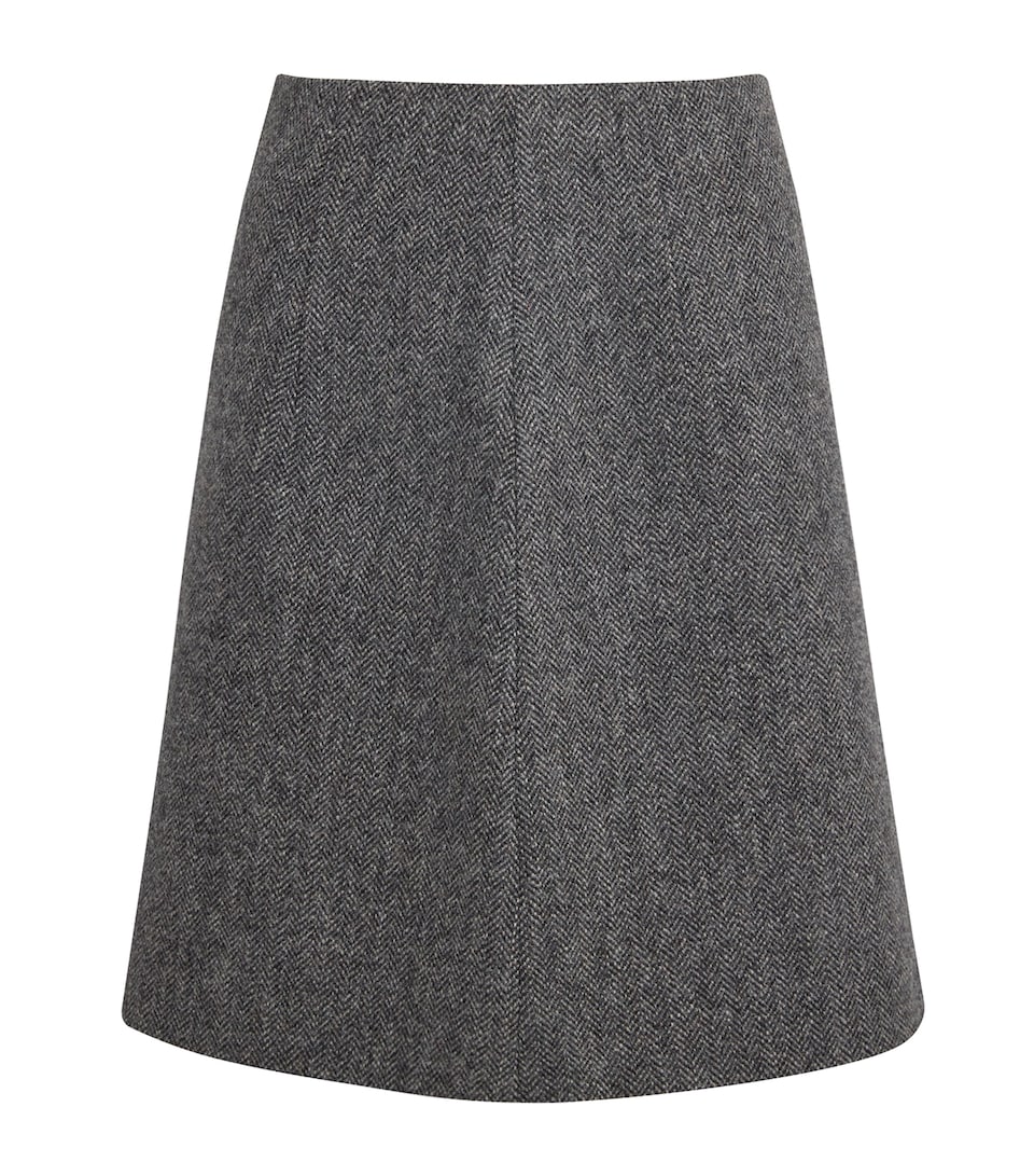 Wool A-Line Skirt