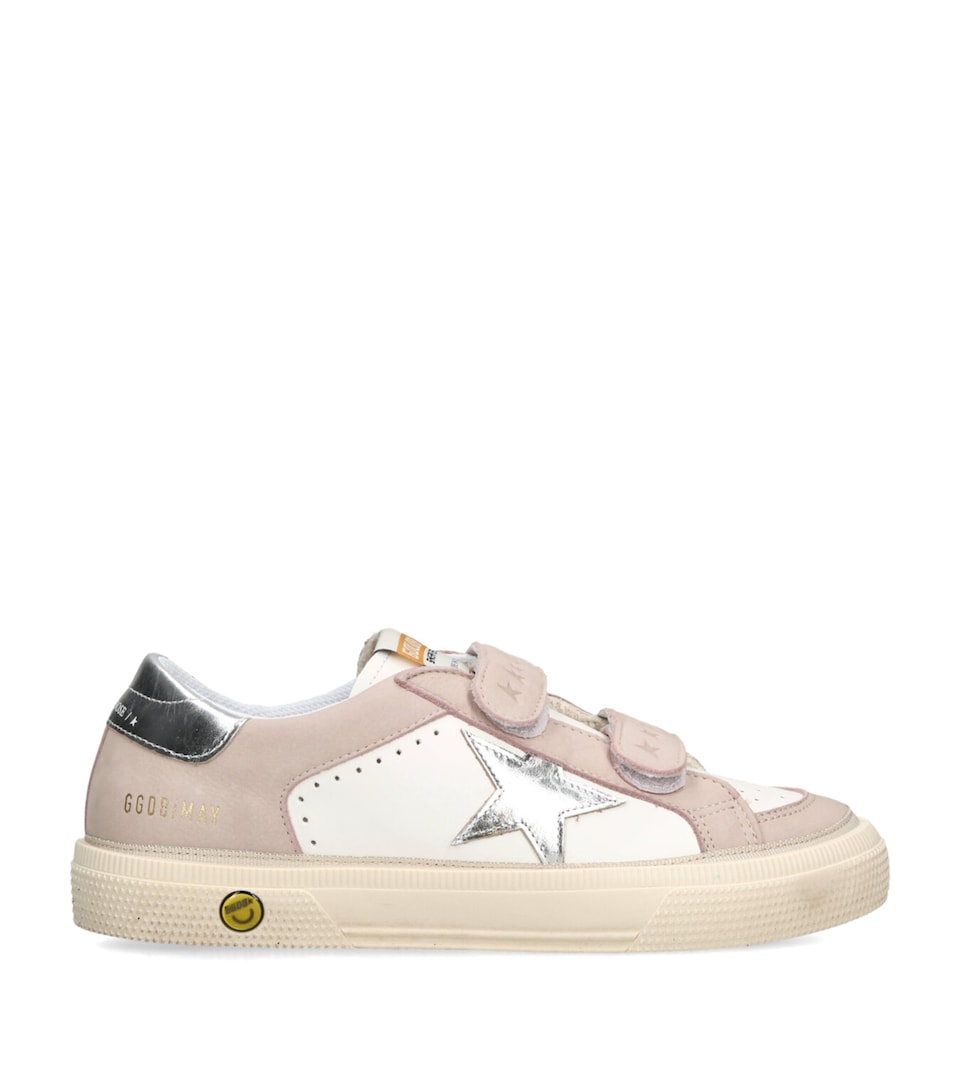 Golden Goose Leather May Sneakers Pale Pink