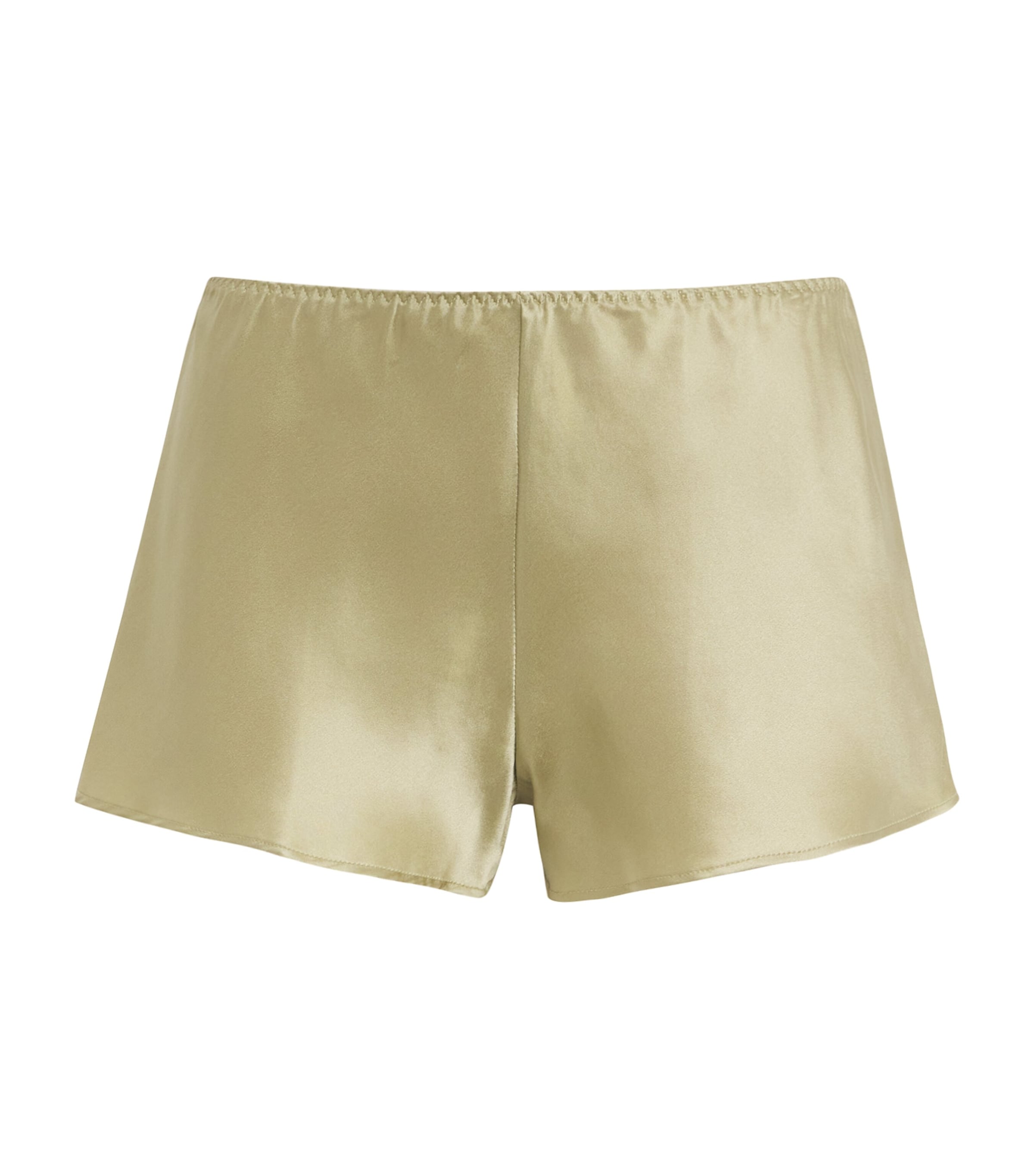Marjolaine Womens Silk Daniella Shorts Kaki