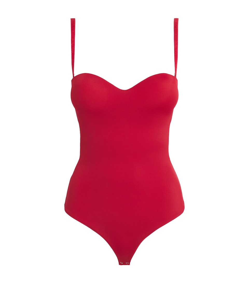 Wolford Womens Mat de Luxe Forming Bodysuit Velvet Red