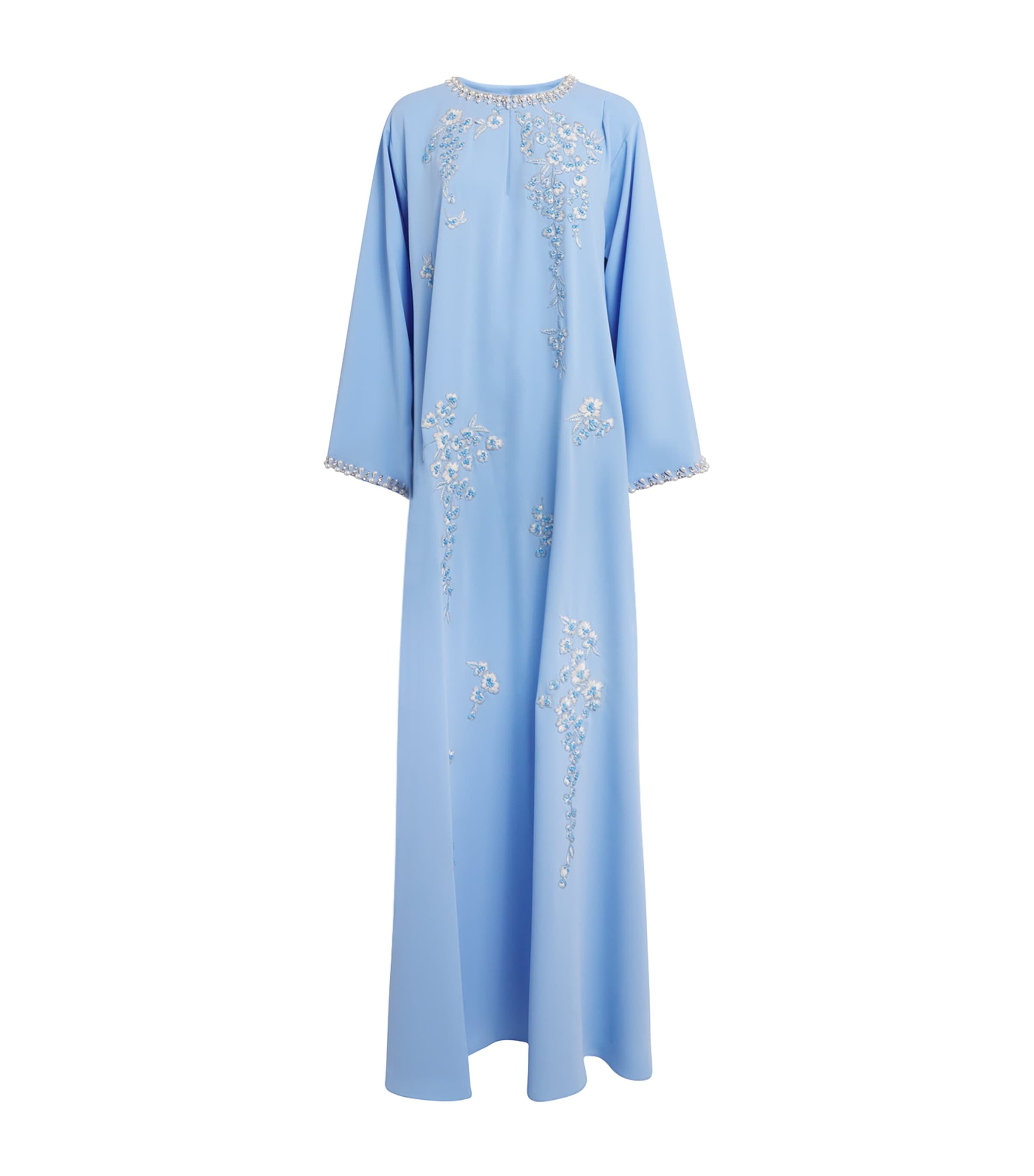 Satin Embellished Kaftan