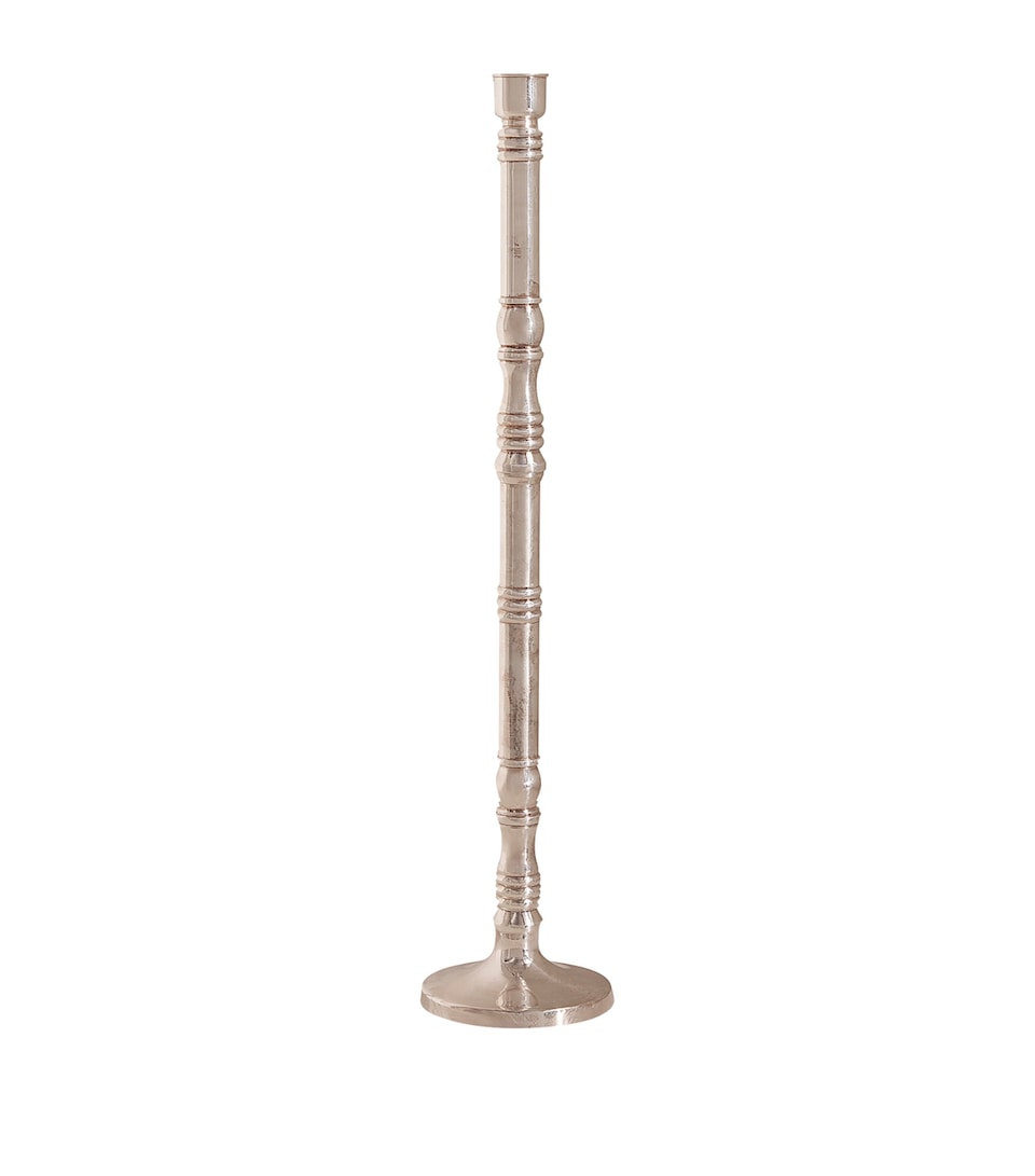 Large Silver-Plated Stiden Candlestick (44cm)