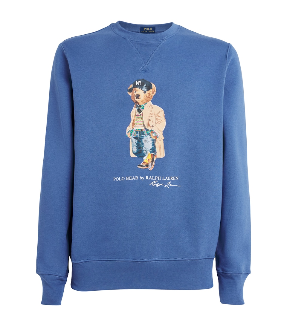 Polo Ralph Lauren Mens Polo Bear Sweatshirt Bastille Blu Hrtg Br