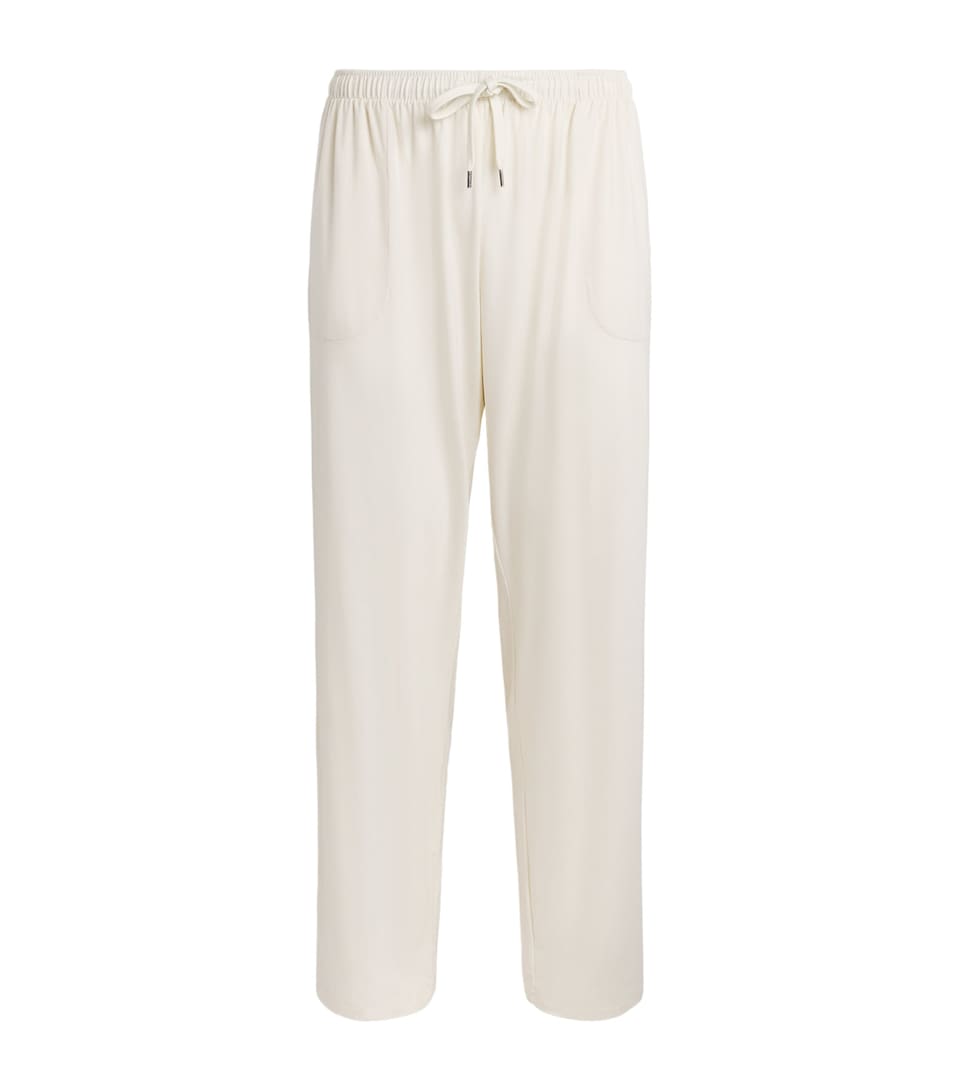 Derek Rose Mens Basel Lounge Trousers Bei