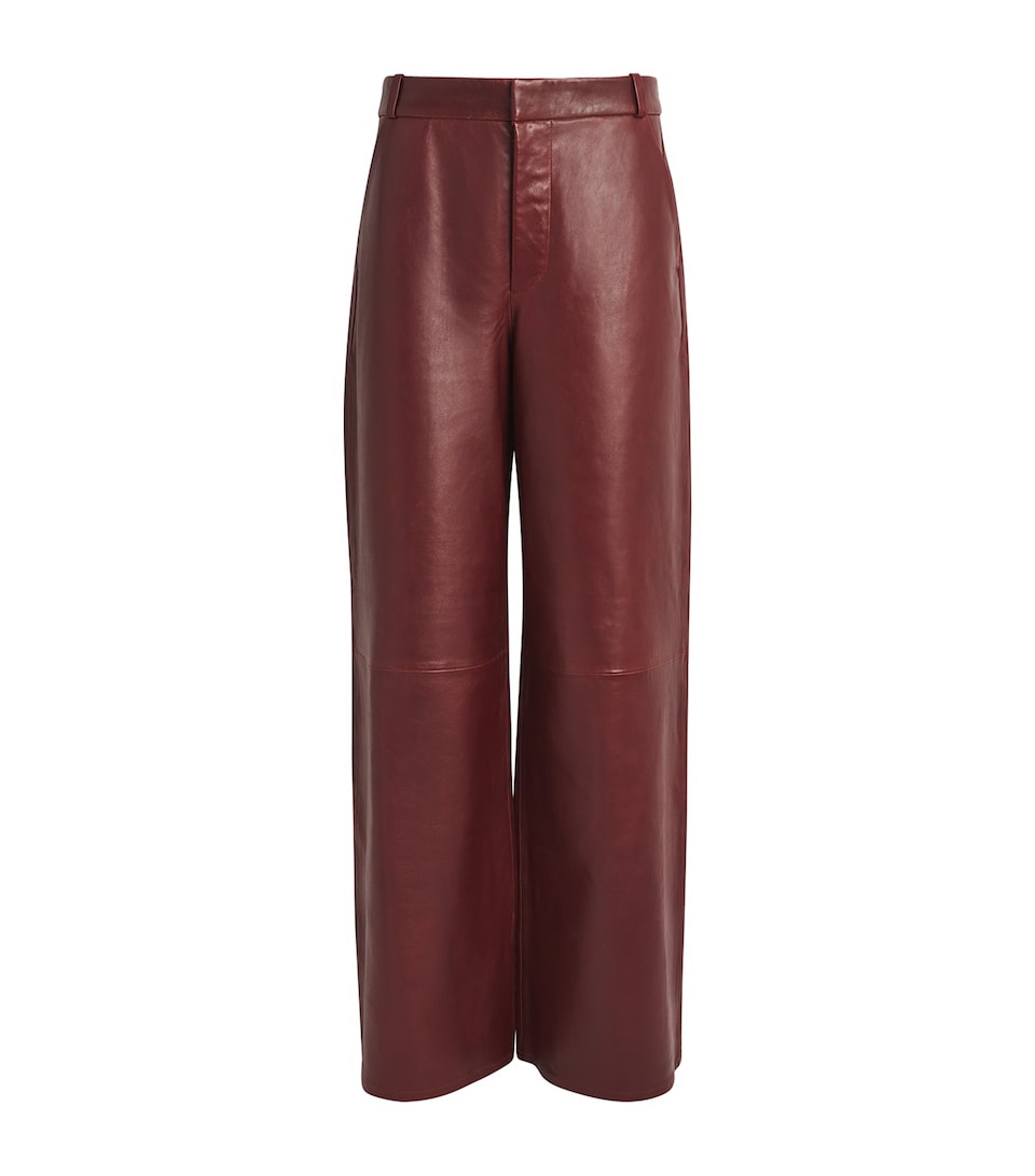 The Wide Leather Trousers