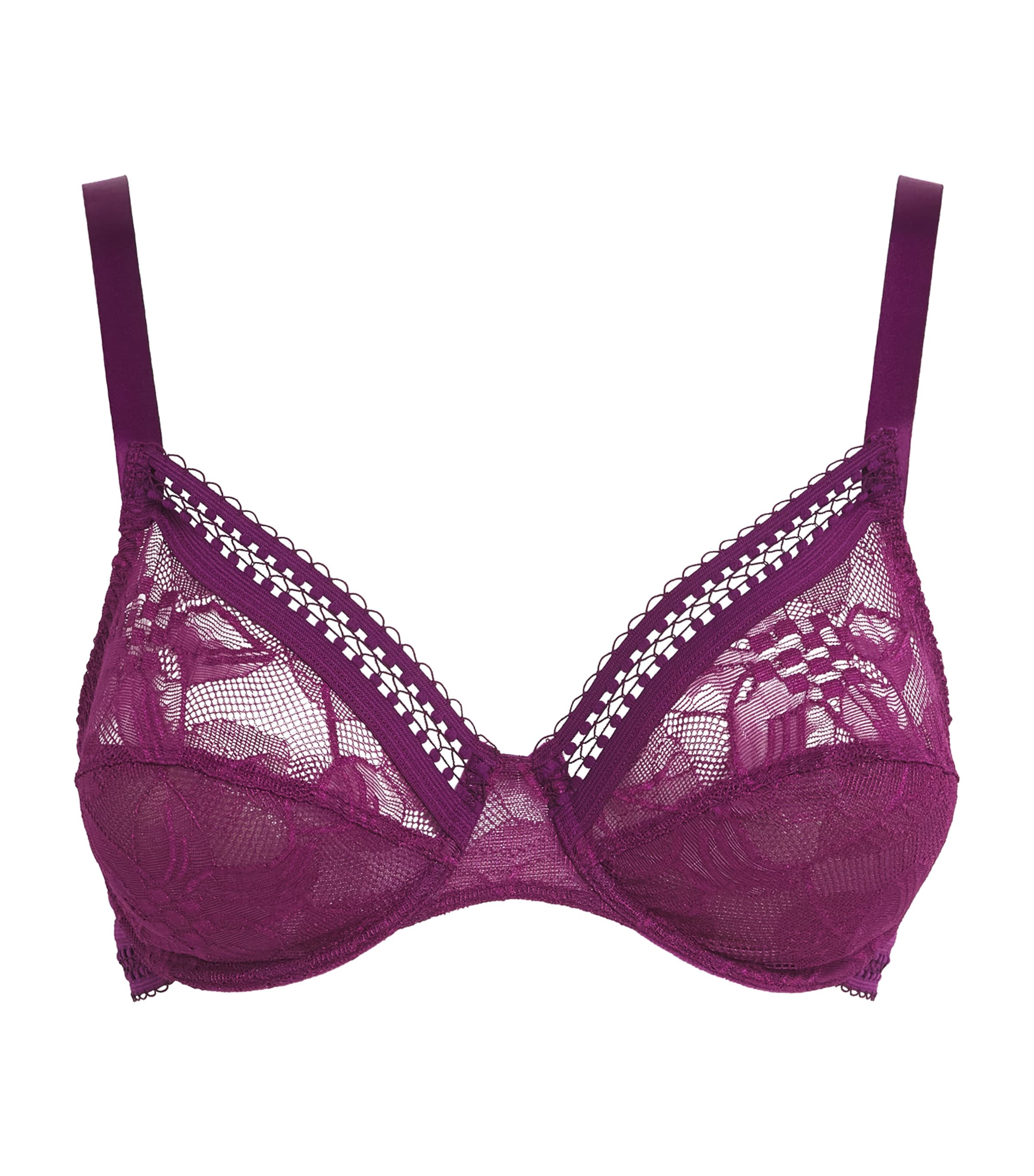 Maison Lejaby Womens Lace Songe Half-Cup Bra Hansa
