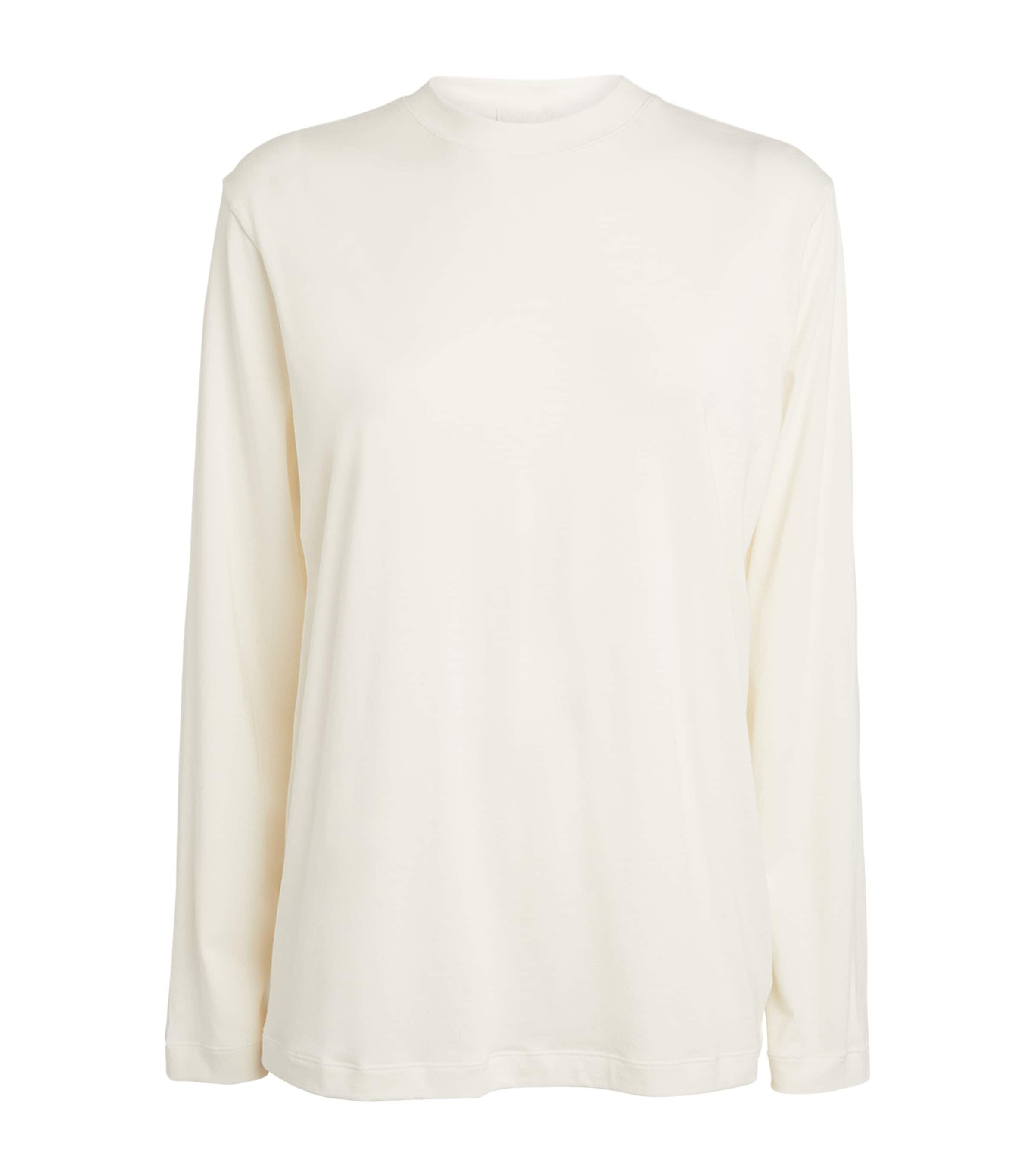 Skims Womens Long-Sleeved T-Shirt Marble
