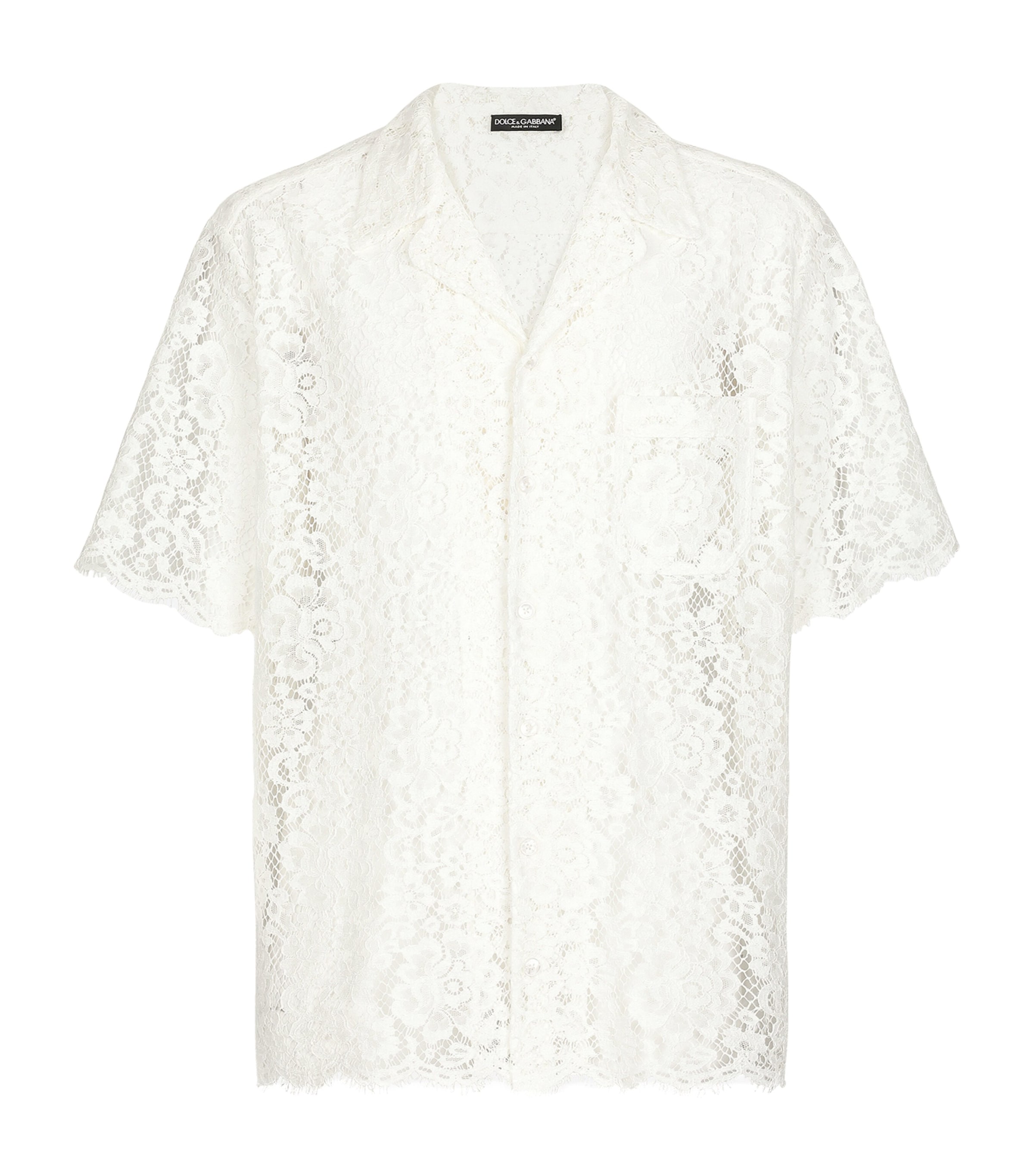 Lace Cuban Shirt