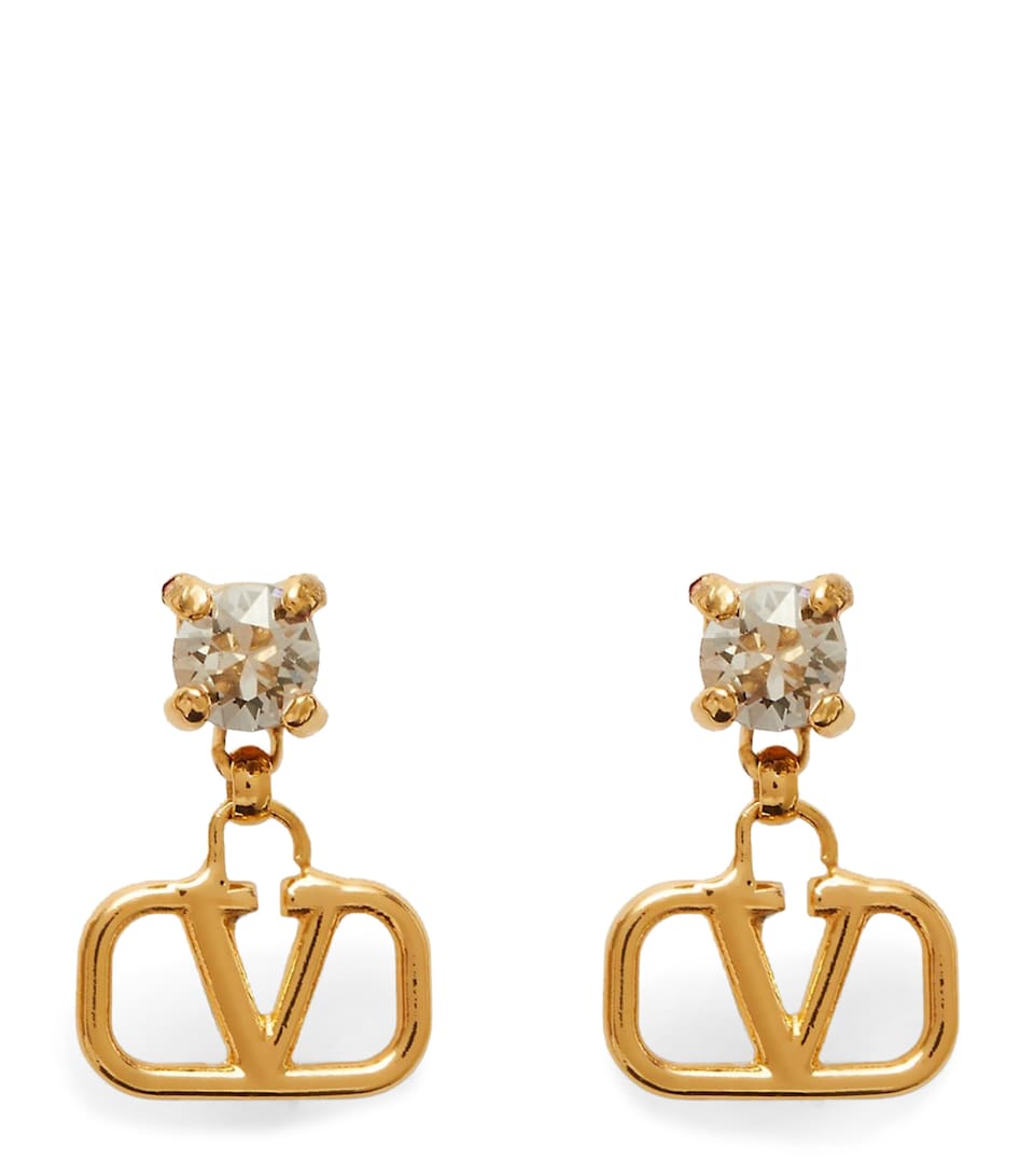 VLogo Pendant Earrings