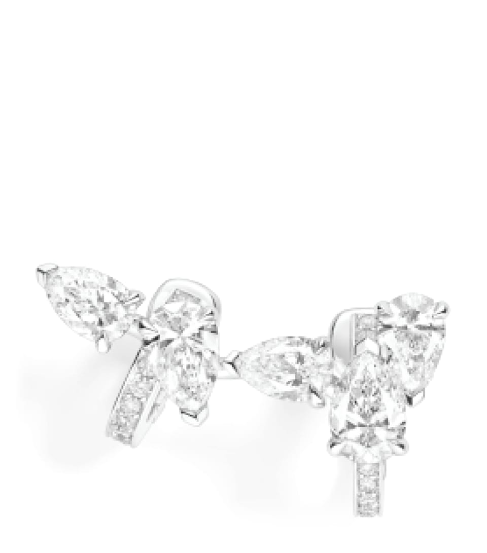 Repossi White Gold and Diamond Serti Sur Vide Ear Cuff White Gold