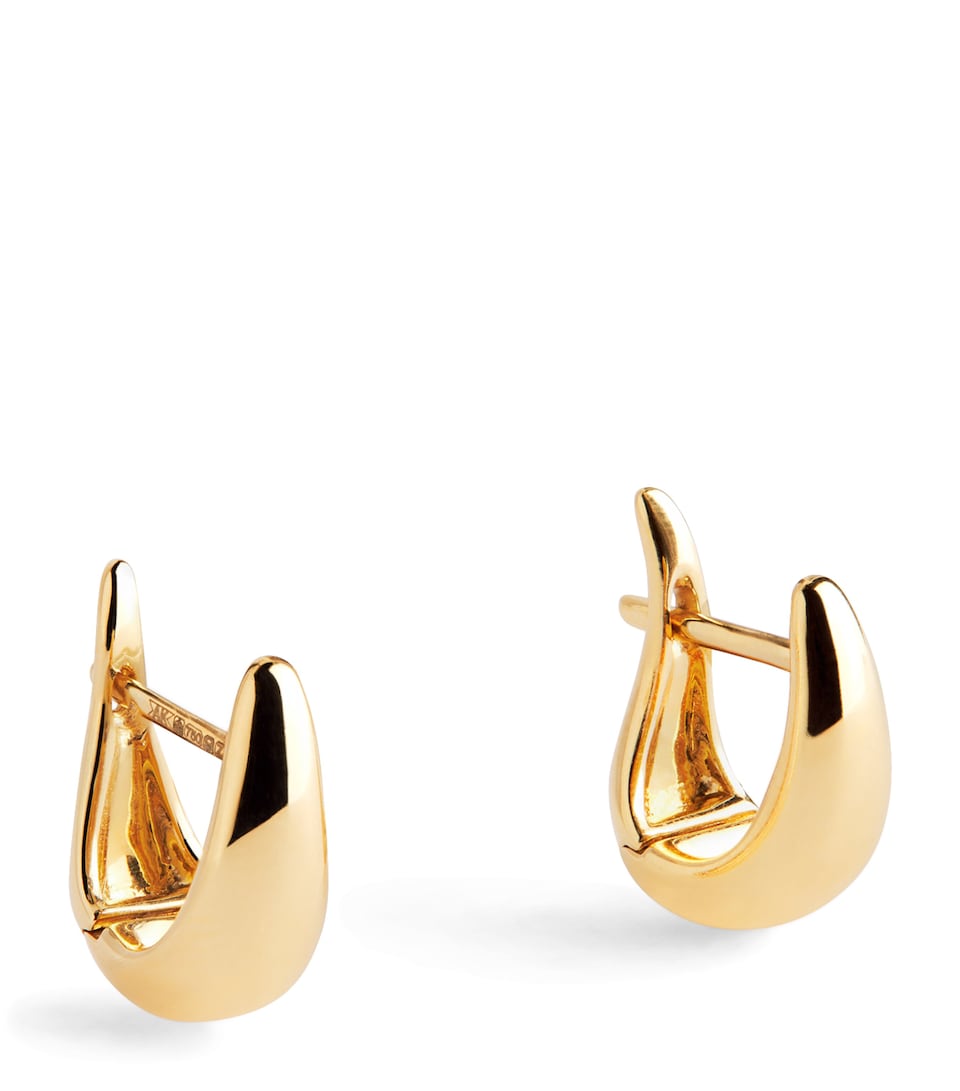 Yellow Gold Baby Claw Earrings