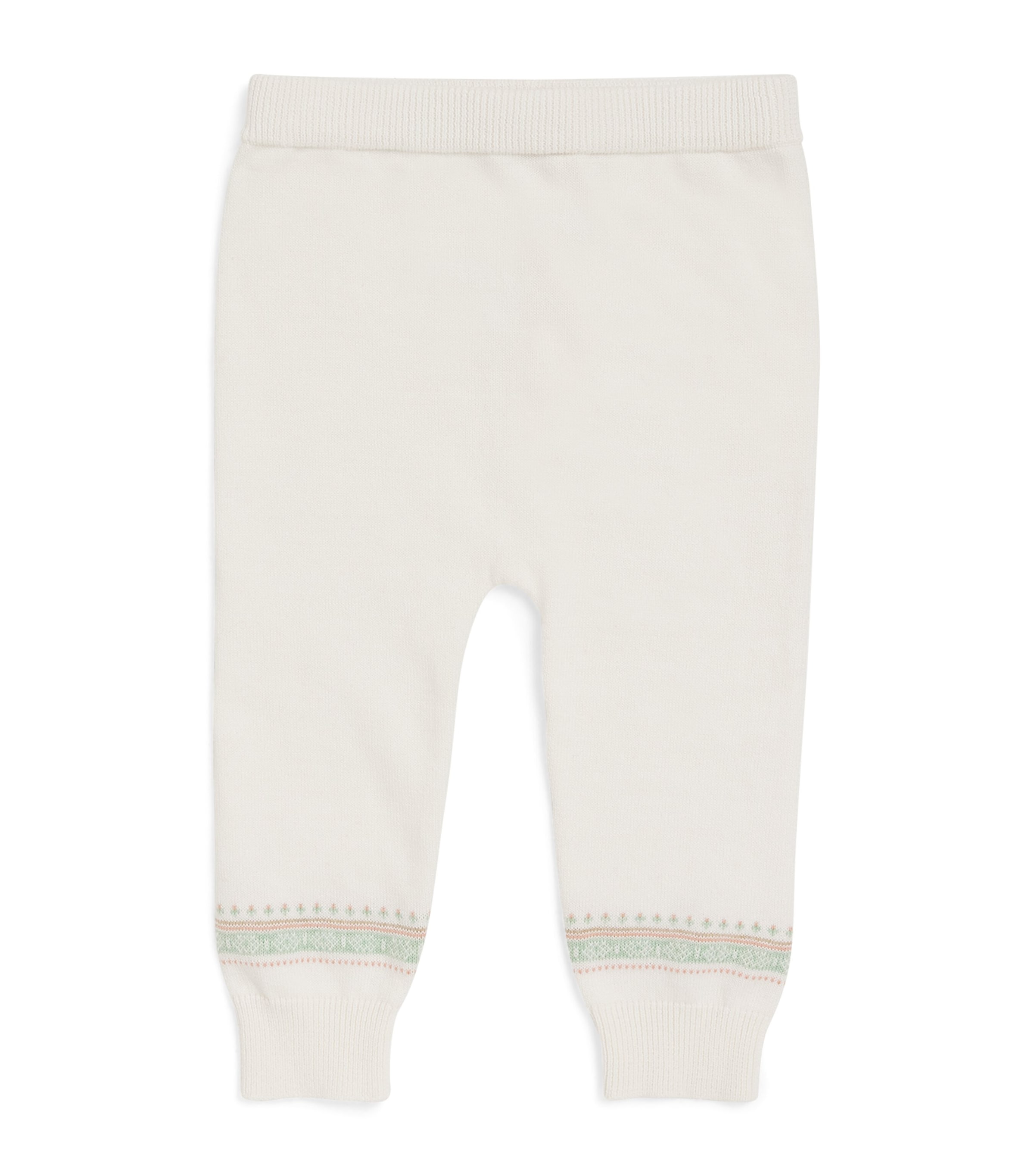 Harrods Organic Cotton Fair Isle Trousers (0-24 Months)