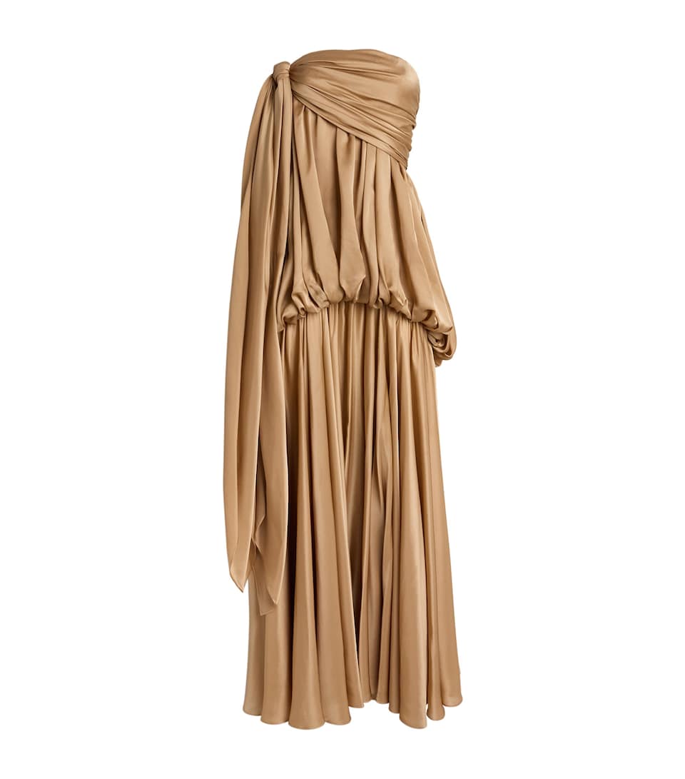 Silk Alchemy Billow Maxi Dress