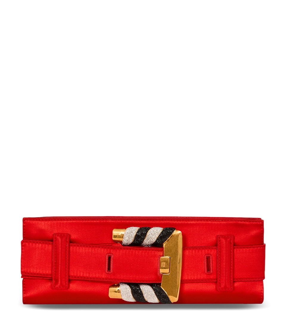 Satin Anthem Clutch Bag