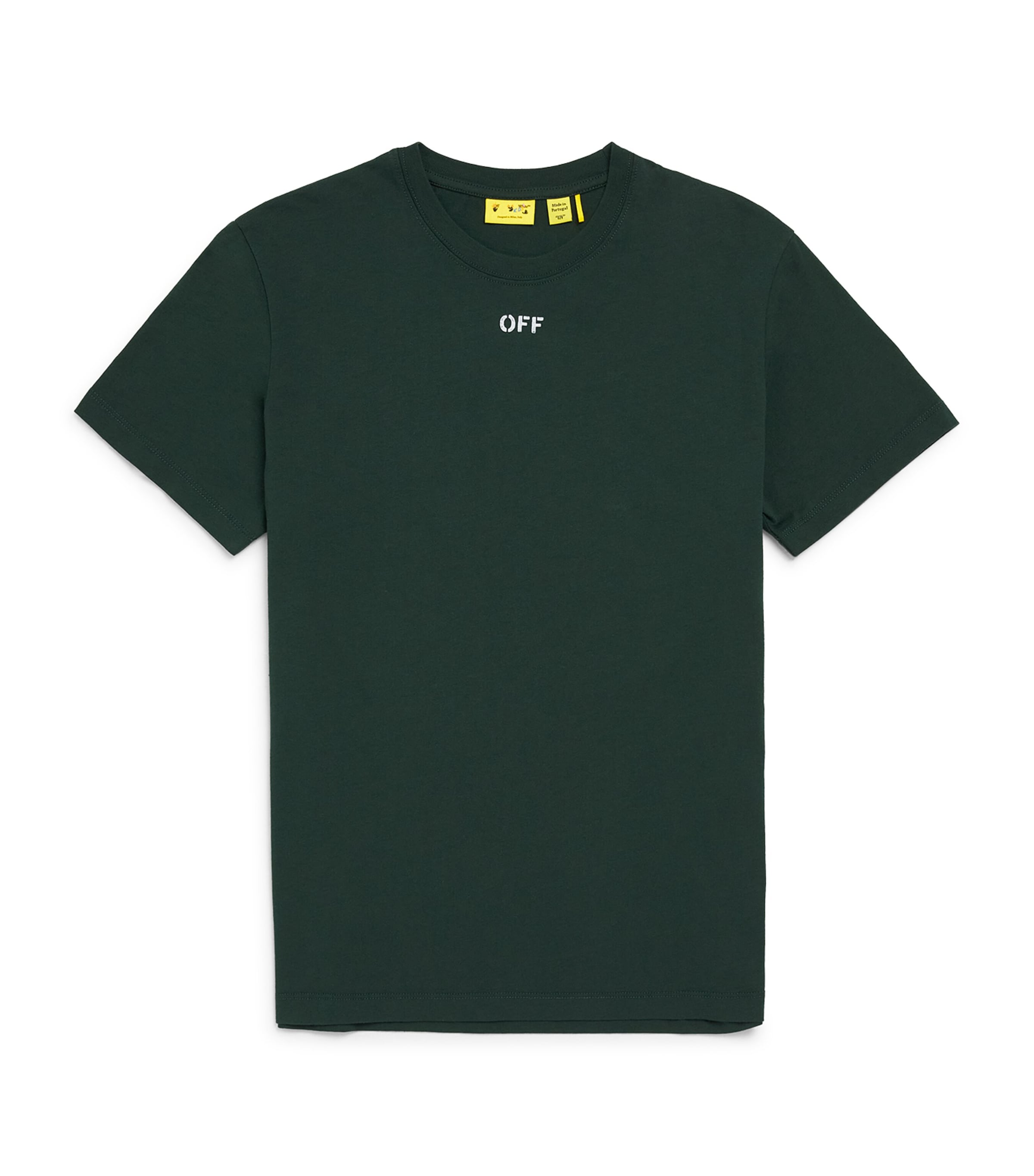 Off-White Kids Cotton Acrylic Logo T-Shirt (12-16 Years) Pine Grove T