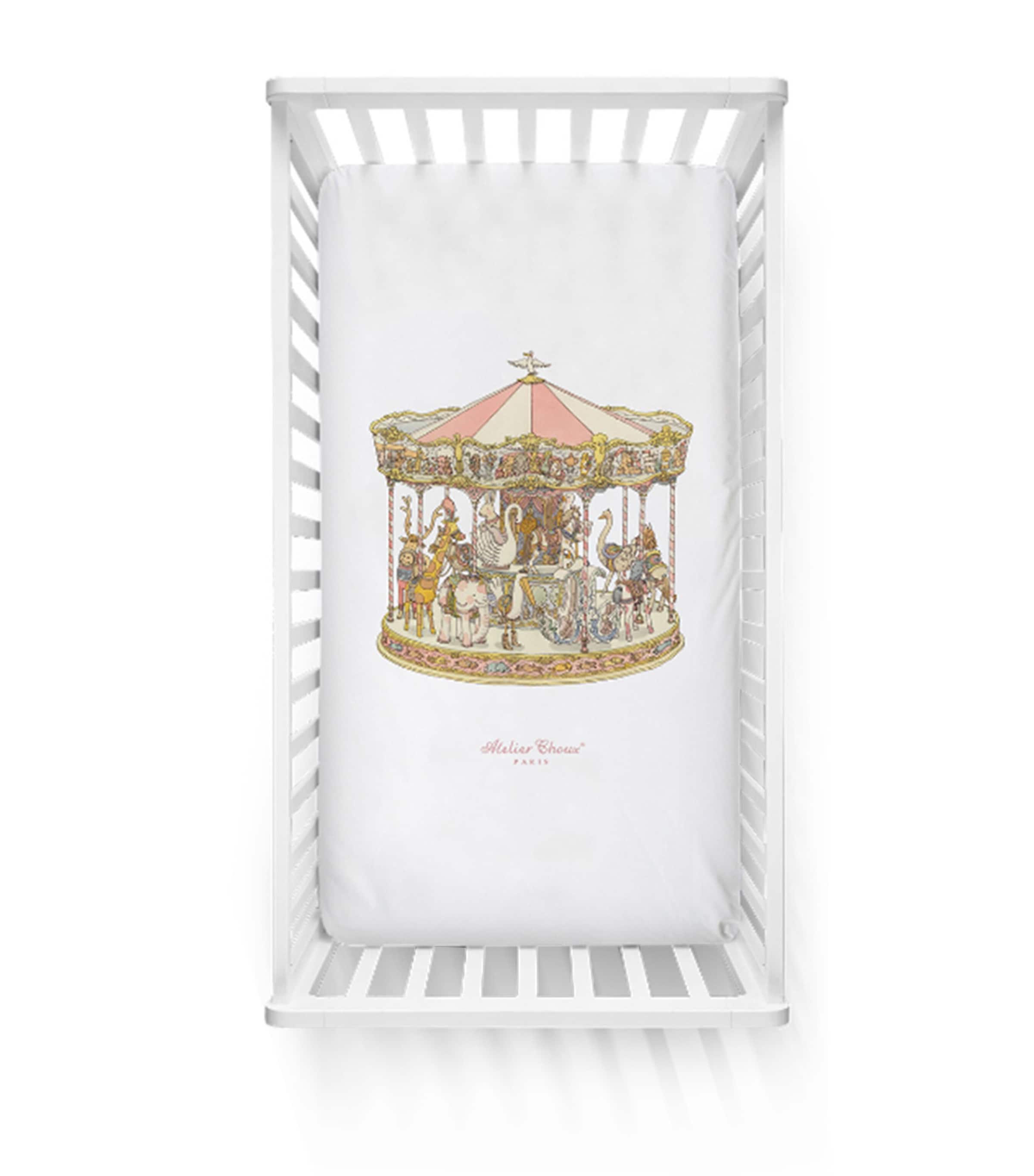 Cotton Carousel Fitted Sheet