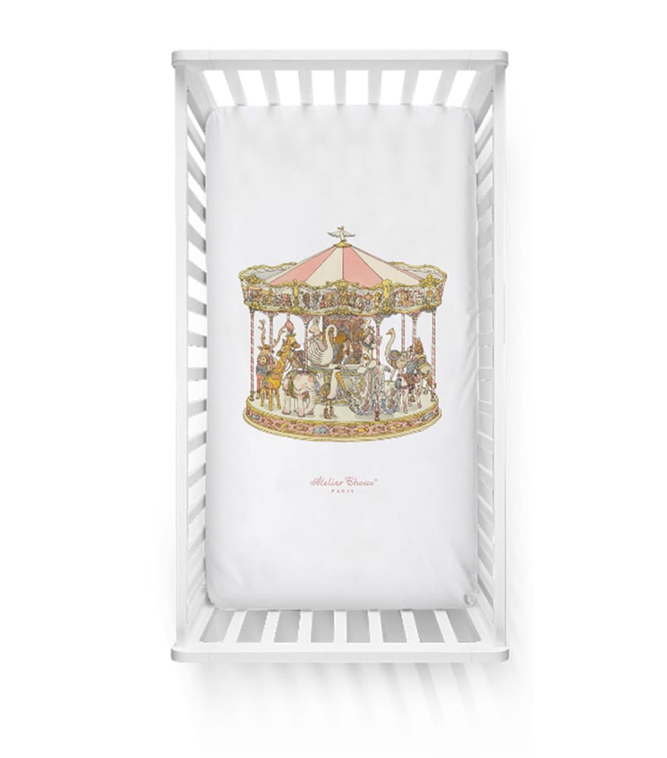 Cotton Carousel Fitted Sheet