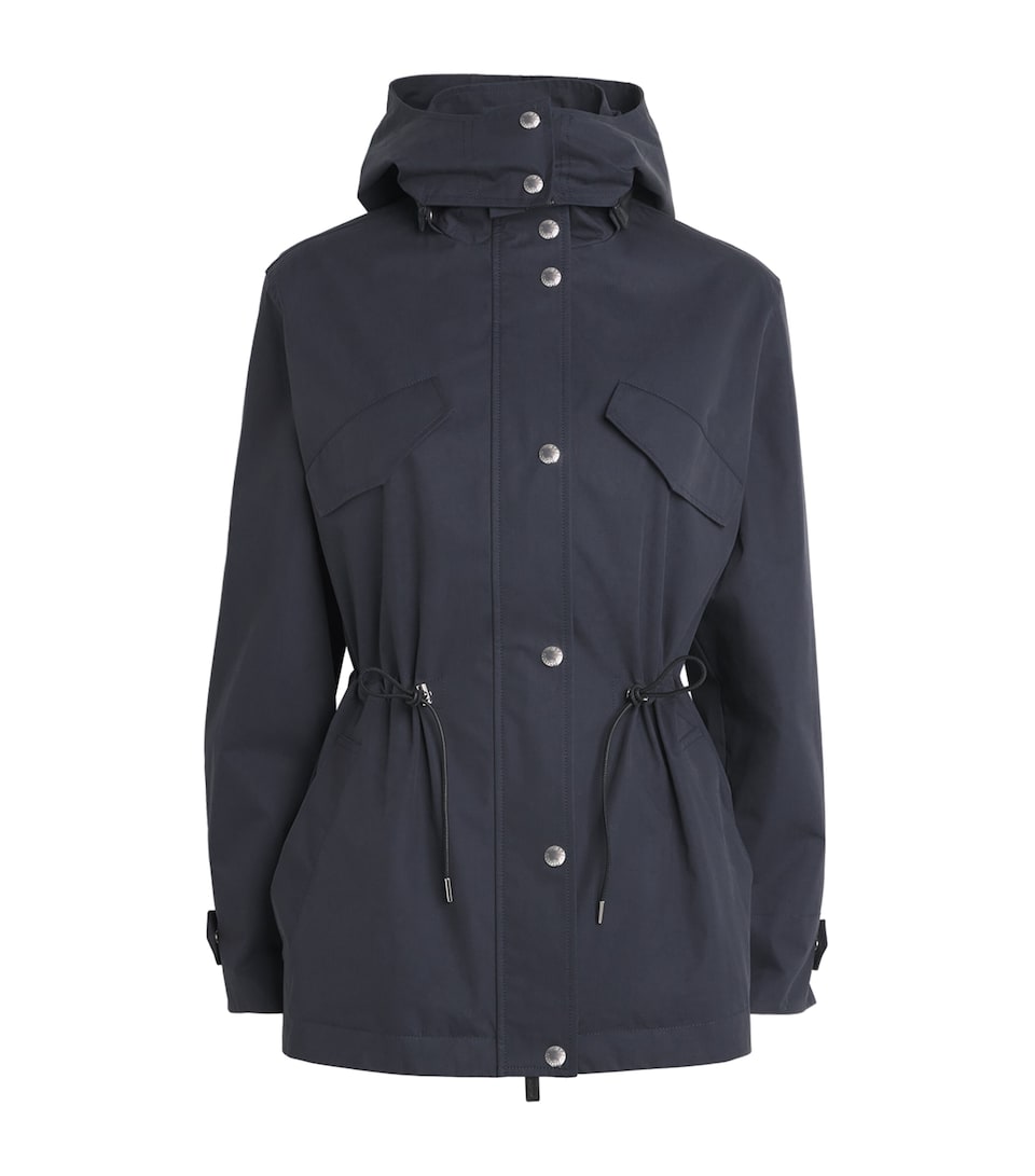 Yves Salomon Womens Cotton-Blend Waterproof Hooded Parka