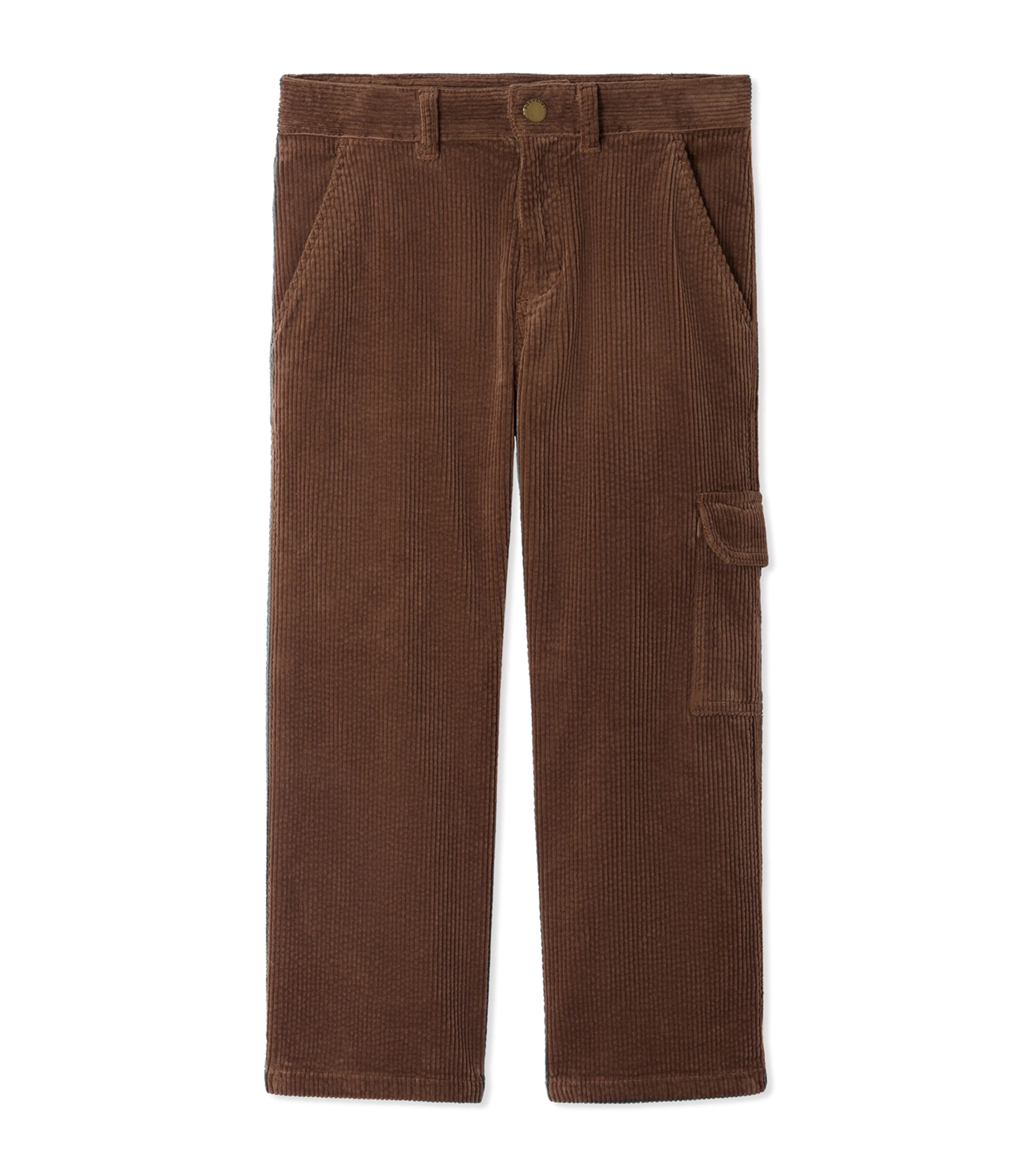 Bonpoint Corduroy Straight Trousers (4-8 Years) Noisette