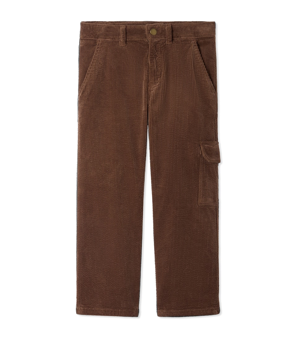 Bonpoint Corduroy Straight Trousers (4-8 Years) Noisette