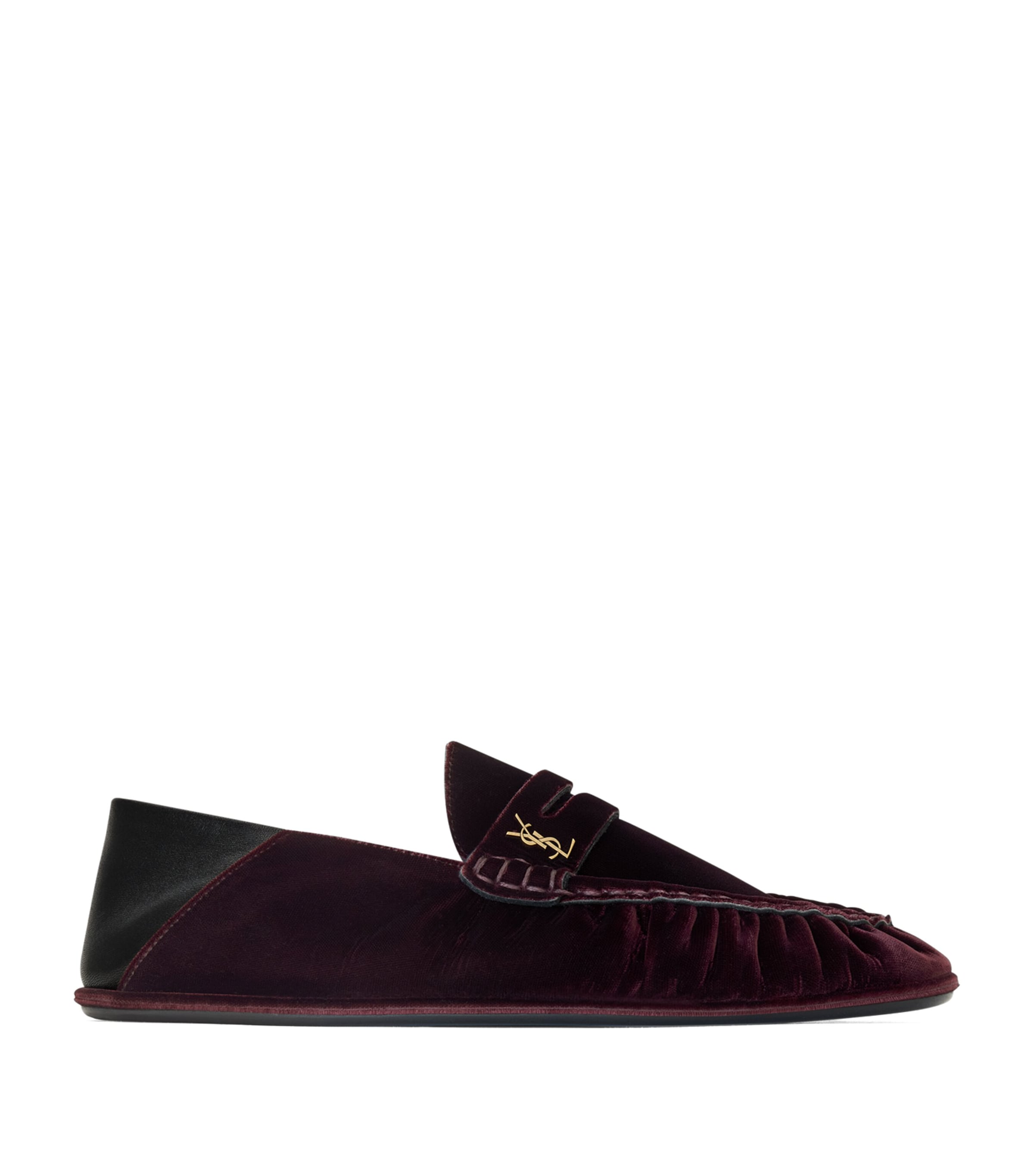 Saint Laurent Velvet Le Loafer Mules