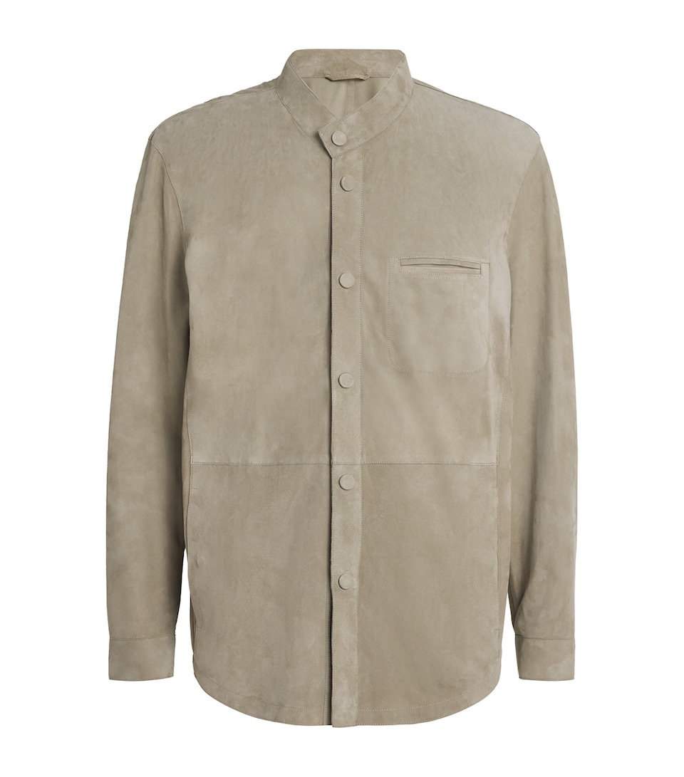 Suede Overshirt