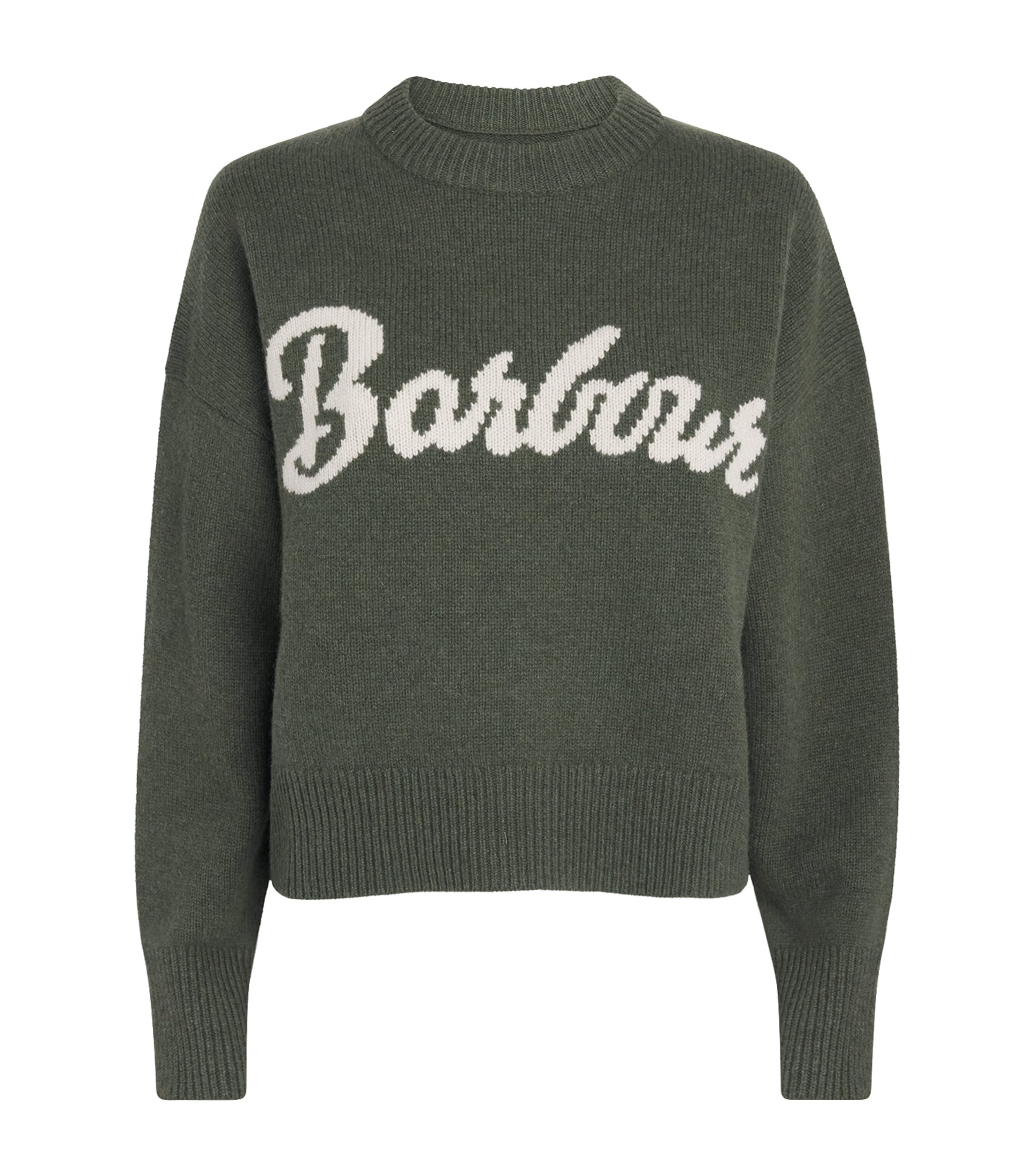 Barbour Womens Wool Ivybridge Sweater Olive