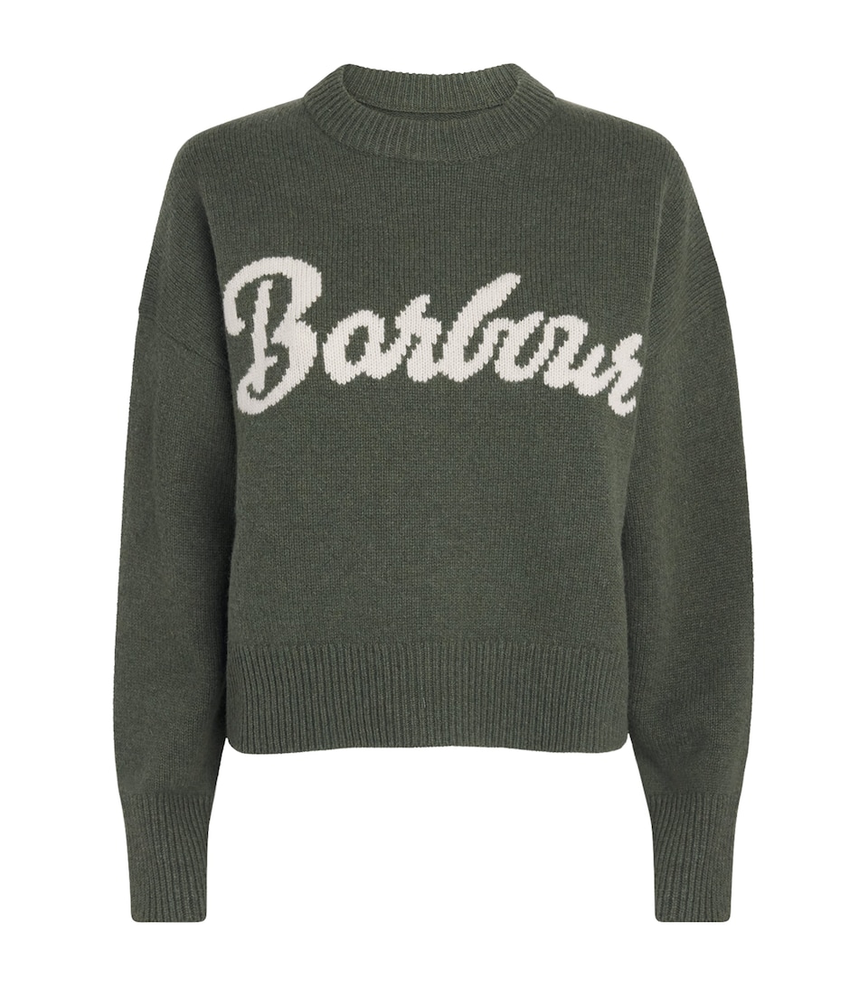 Barbour Womens Wool Ivybridge Sweater Olive