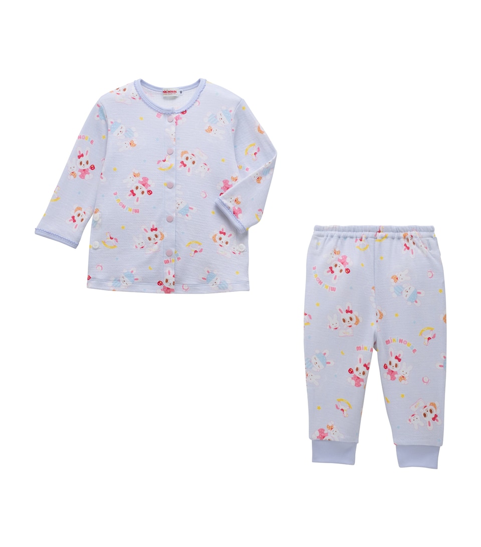 Miki House Cotton Printed Pyjama Set (2-7 Years)