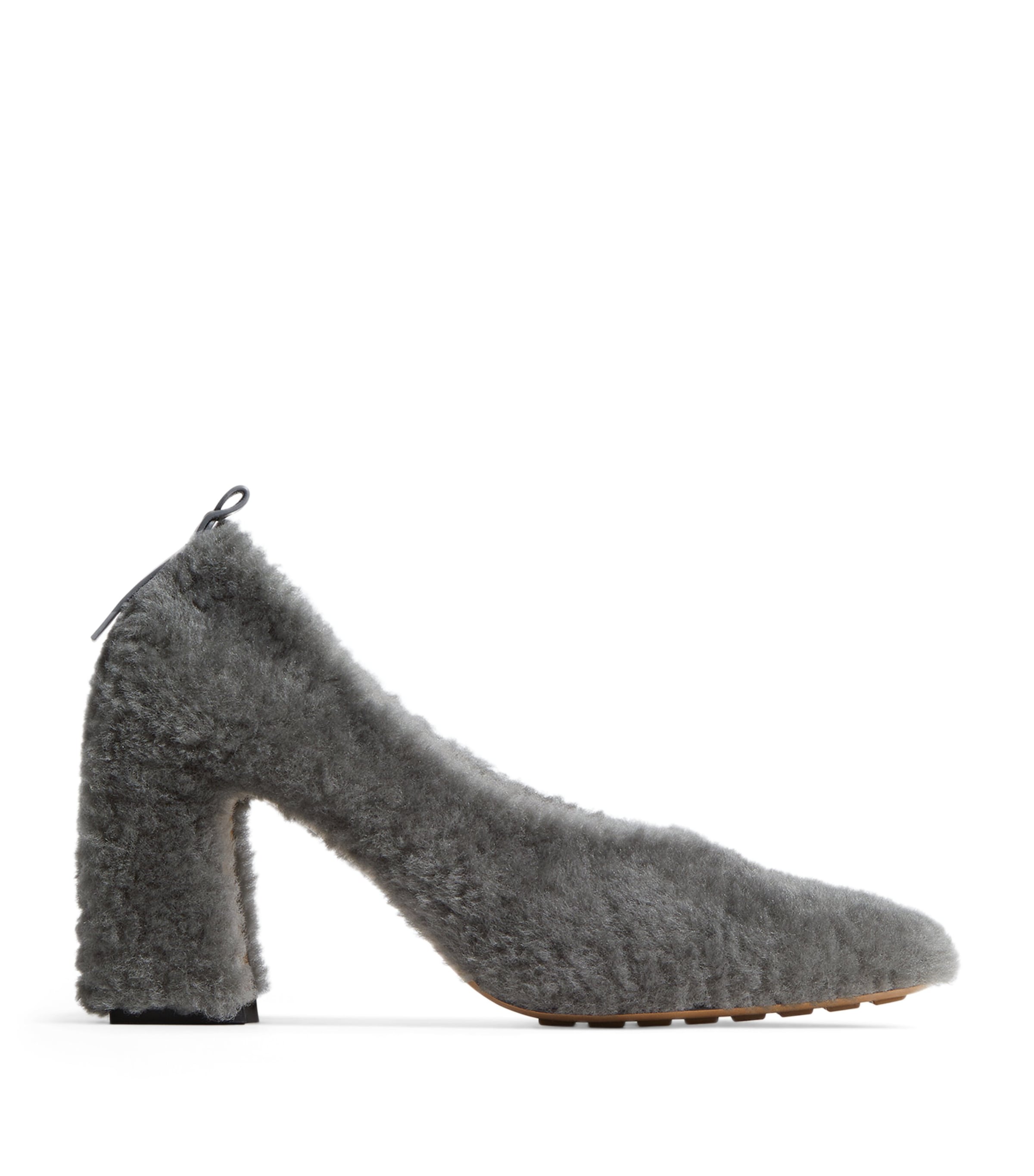 Bottega Veneta Shearling Pumps 90