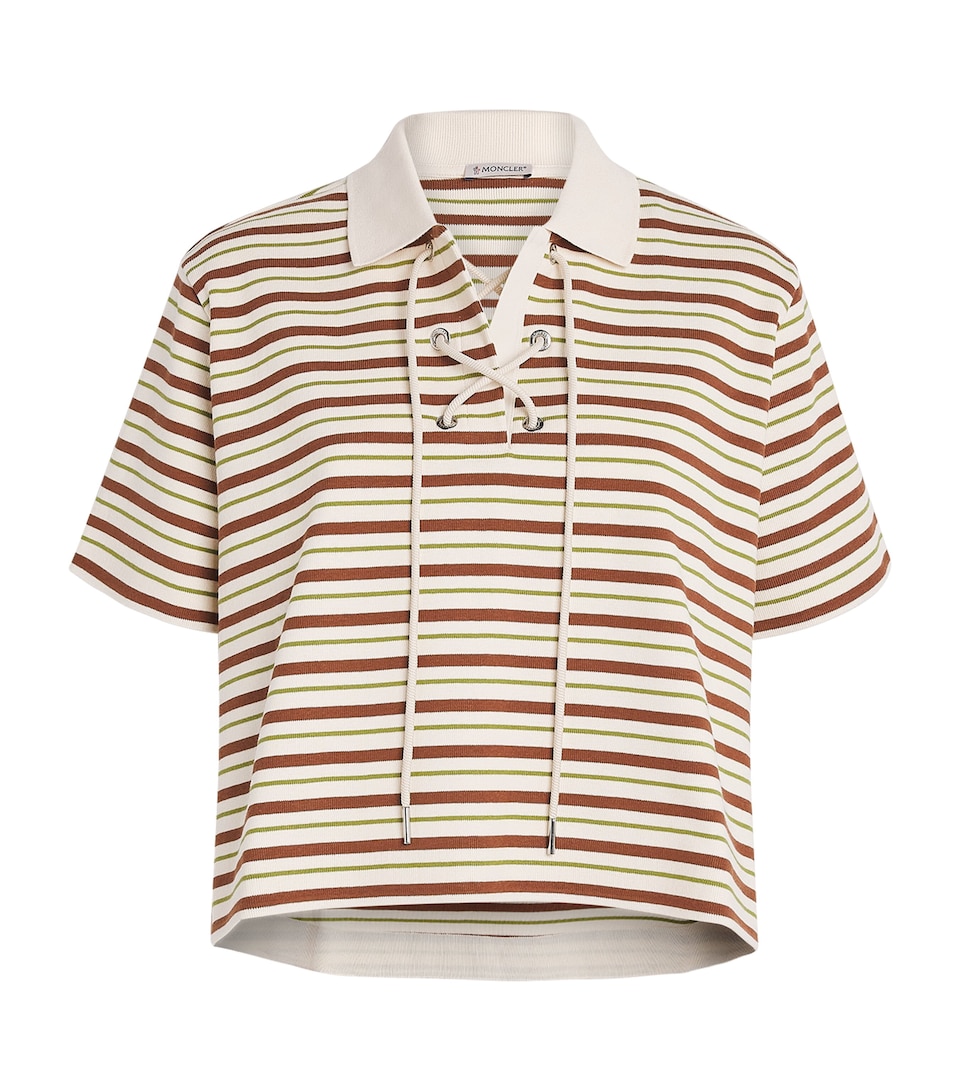 Cotton Stripe Polo Shirt