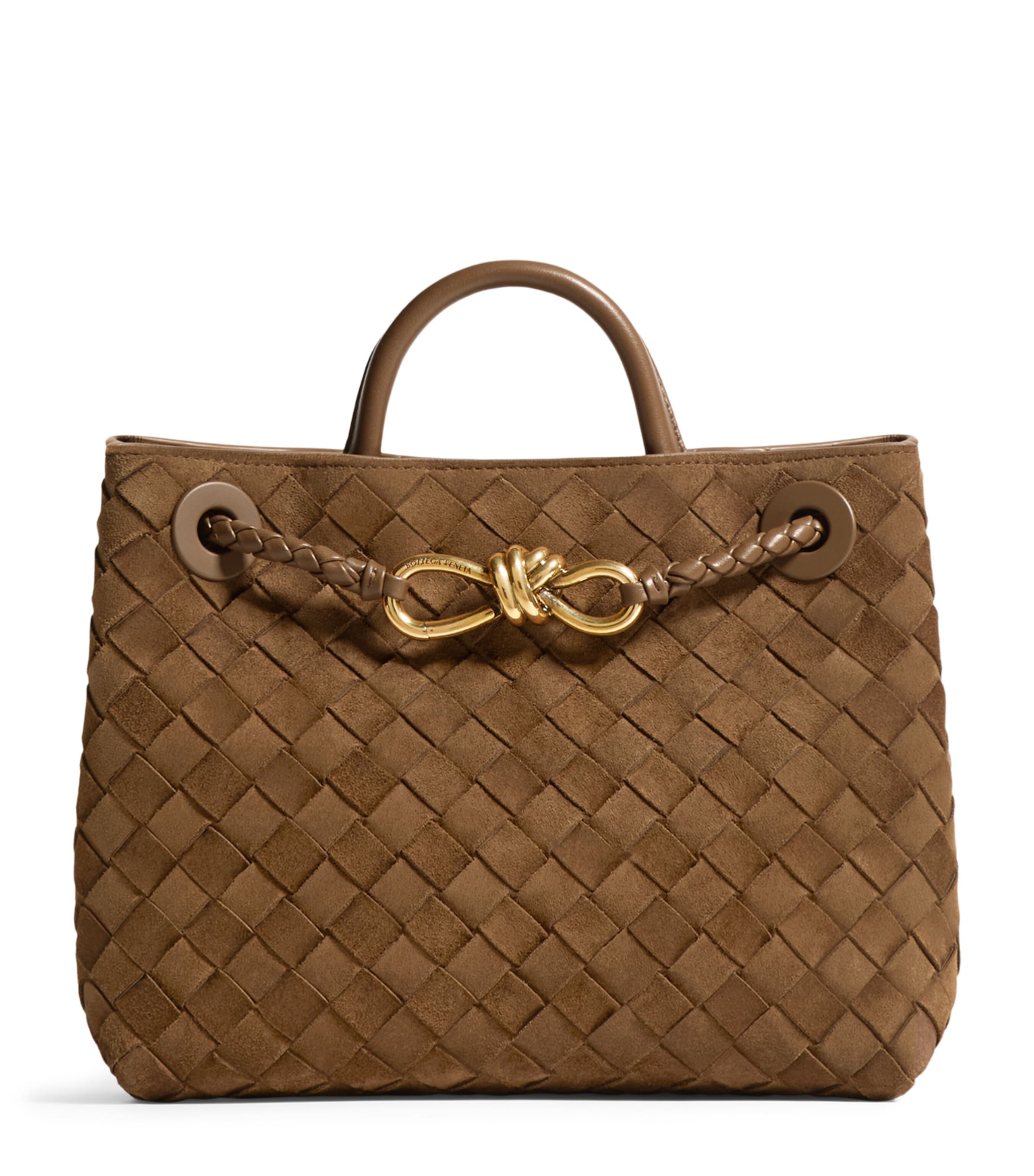 Bottega Veneta Medium Suede Andiamo Shoulder Bag