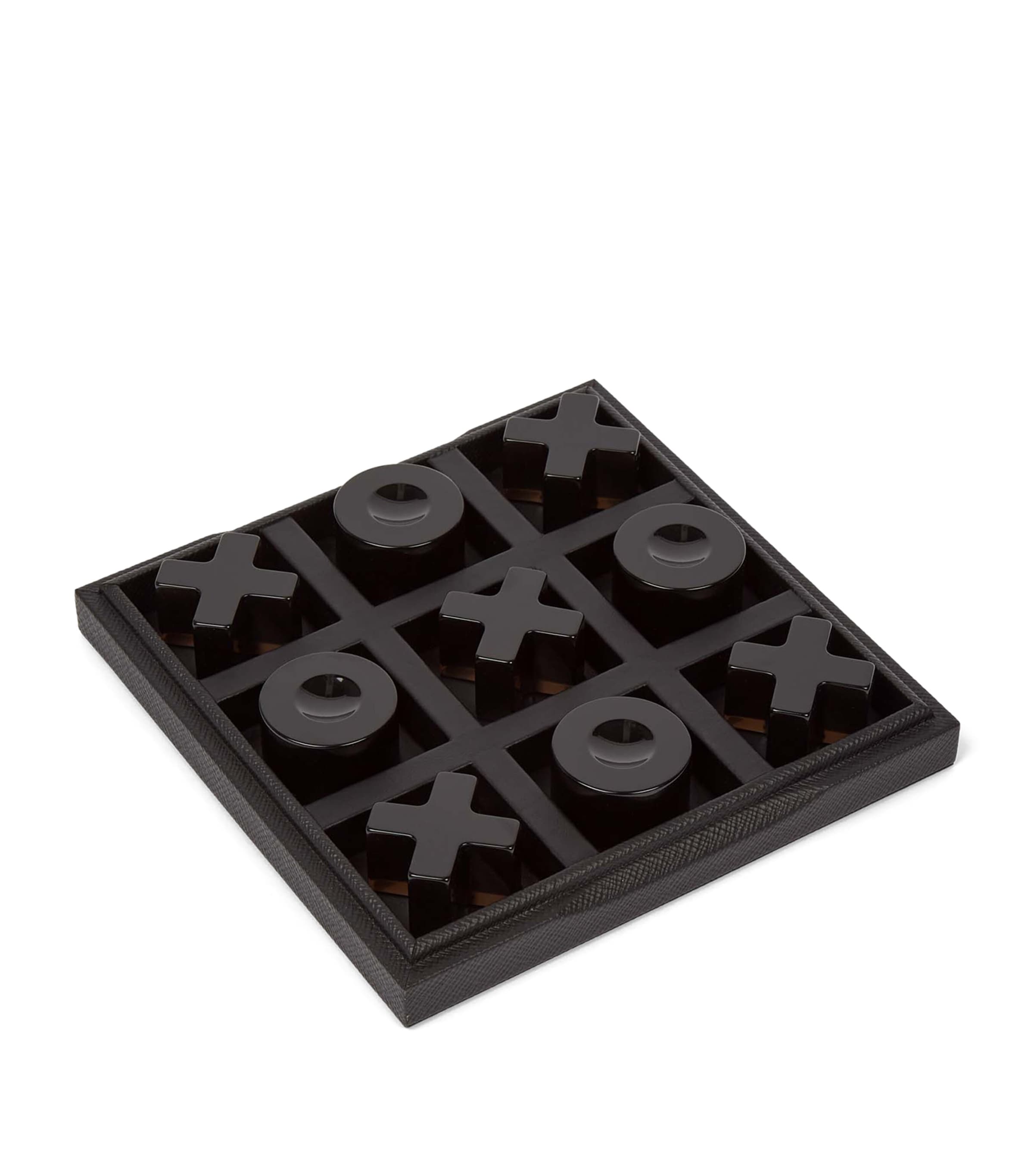 Panama Leather Noughts and Crosses Board Game