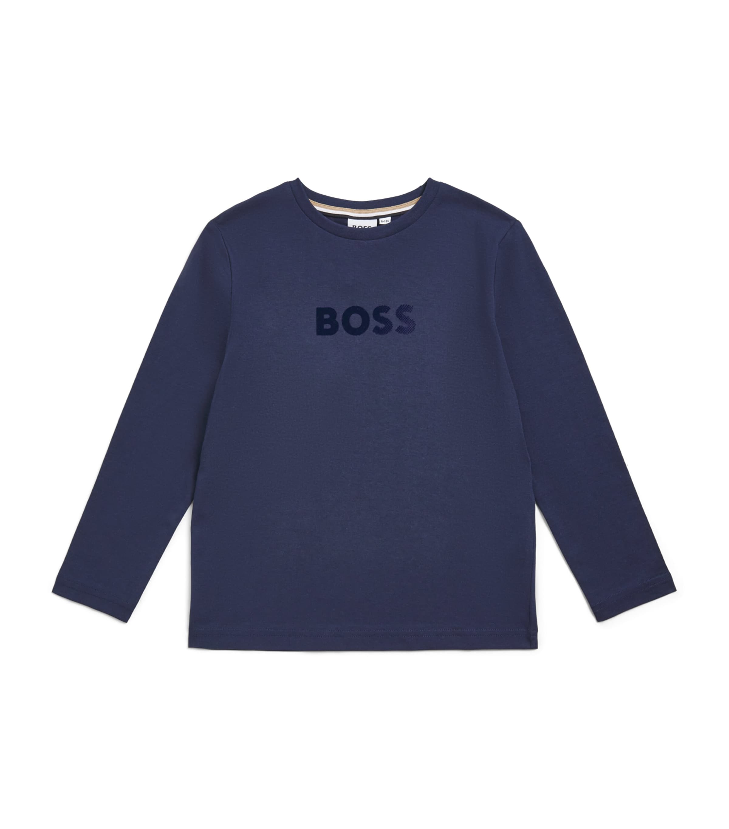 BOSS Kidswear Logo Long-Sleeve T-Shirt (4-16 Years) Navy