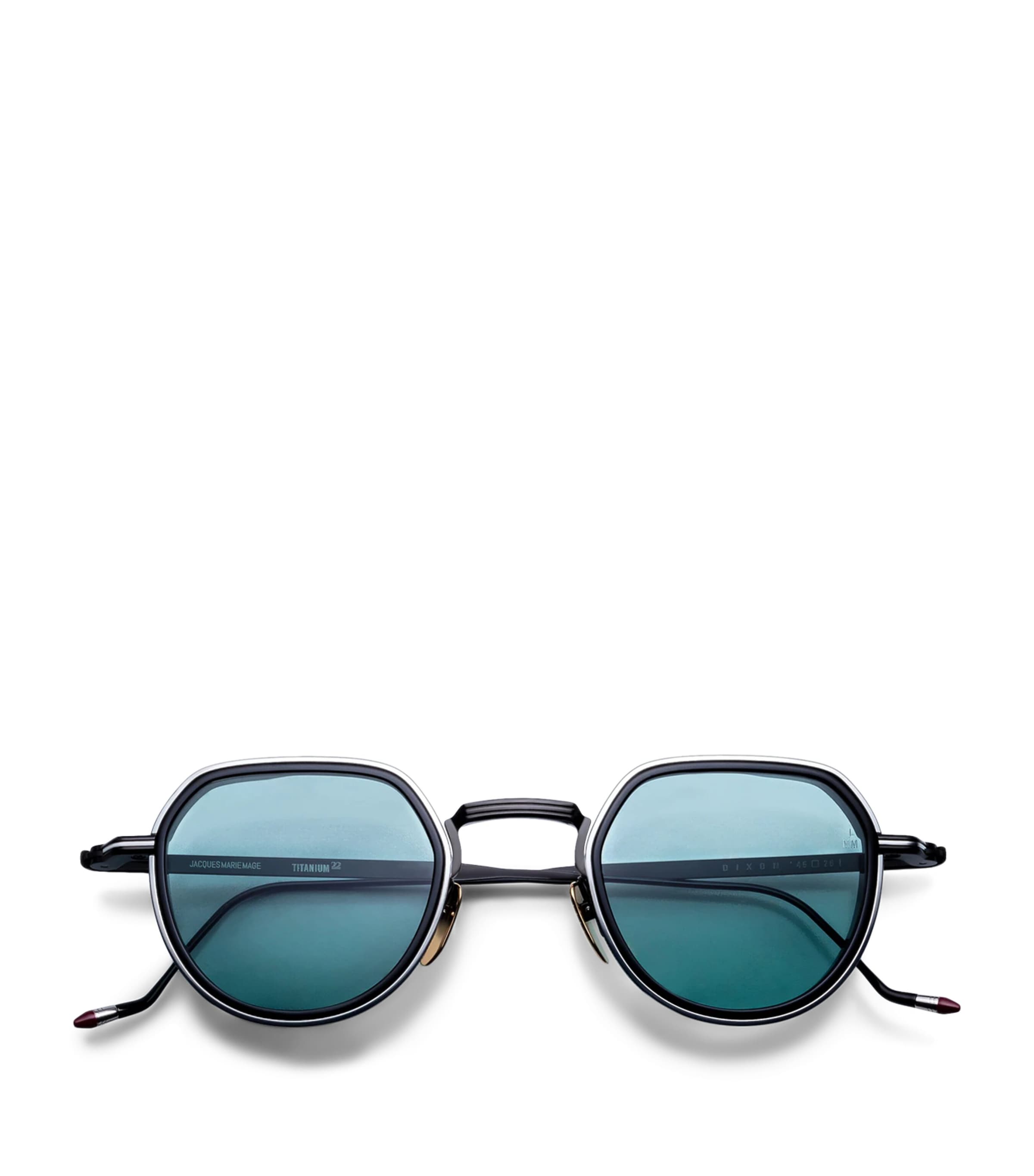 Jacques Marie Mage Titanium Dixon Sunglasses Ebony