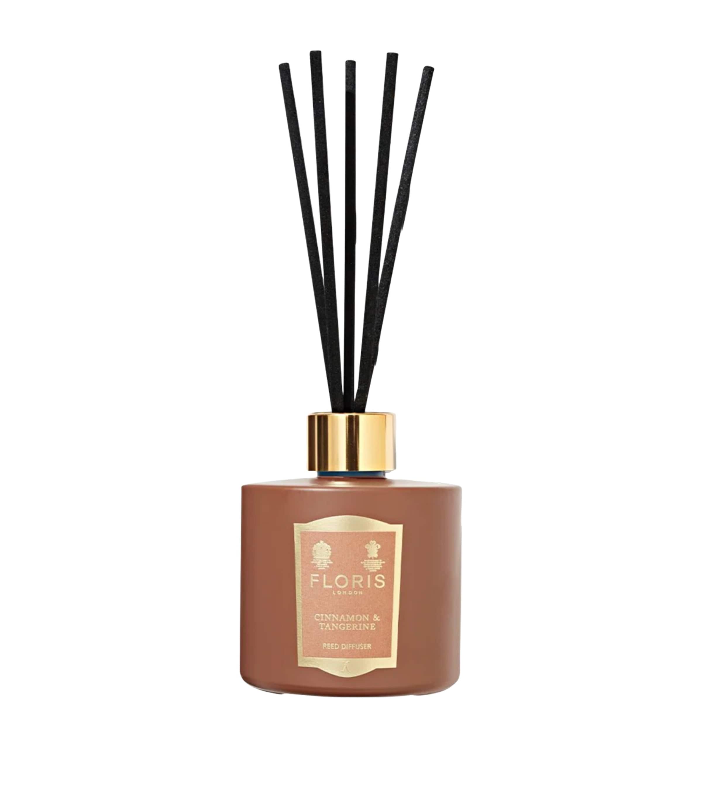 Floris Cinnamon & Tangerine Diffuser (200ml) Grey/burnt Orange