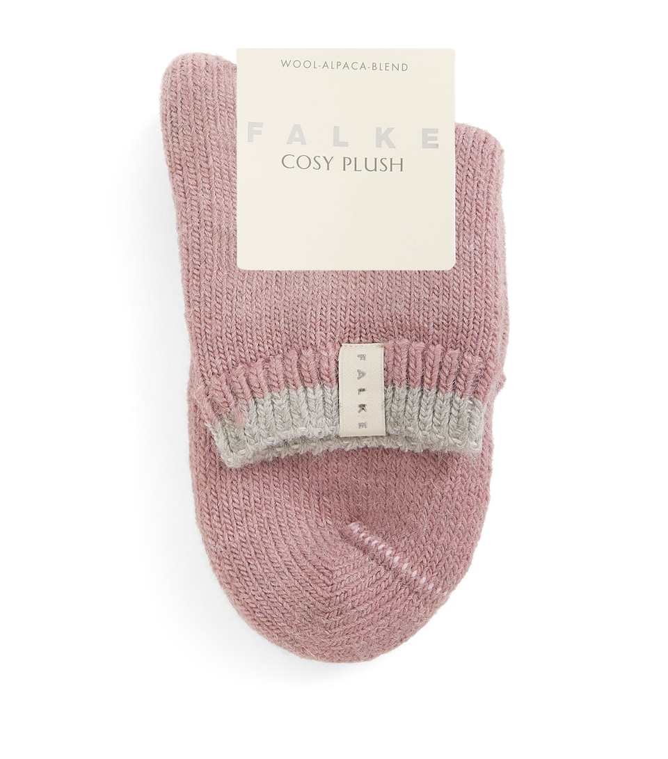 Falke Womens Cosy Plush Slipper Socks Rosewater