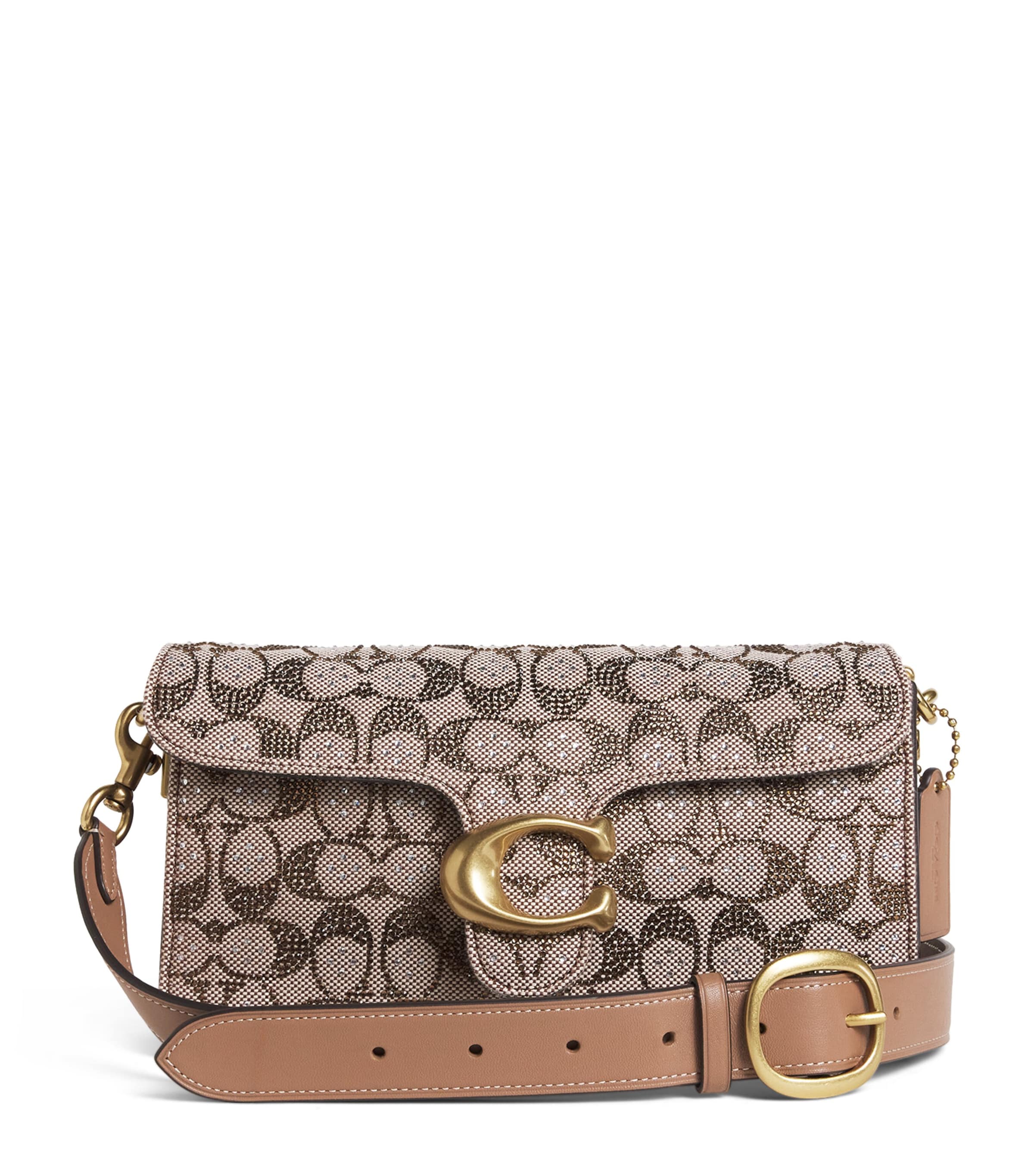 Canvas Embellished Tabby 26 Shoulder Bag