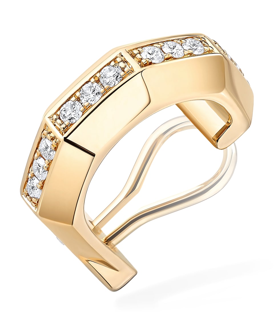 Messika Moderniste Yellow Gold and Diamond Ear Cuff (0.05ct) Yellow Gold