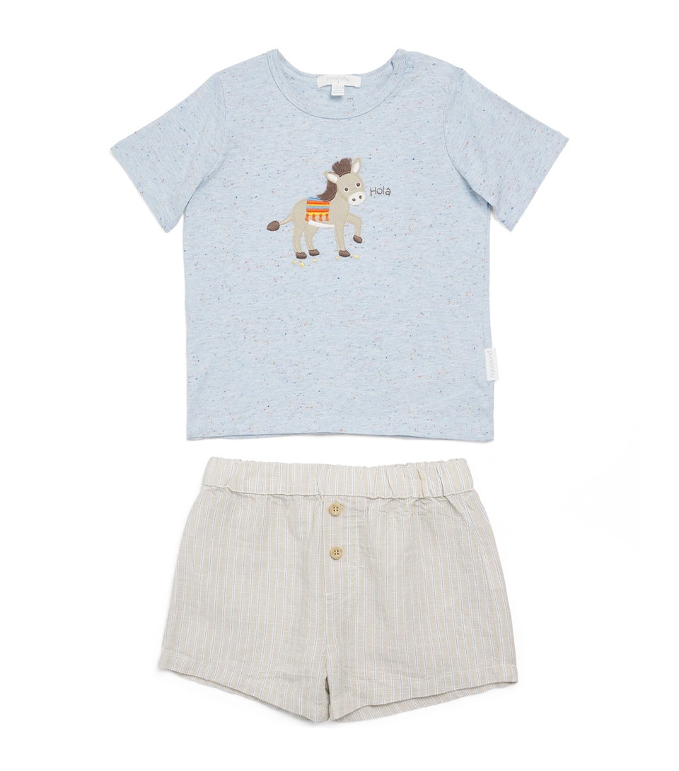Donkey T-Shirt and Shorts Set (12-24 Months)