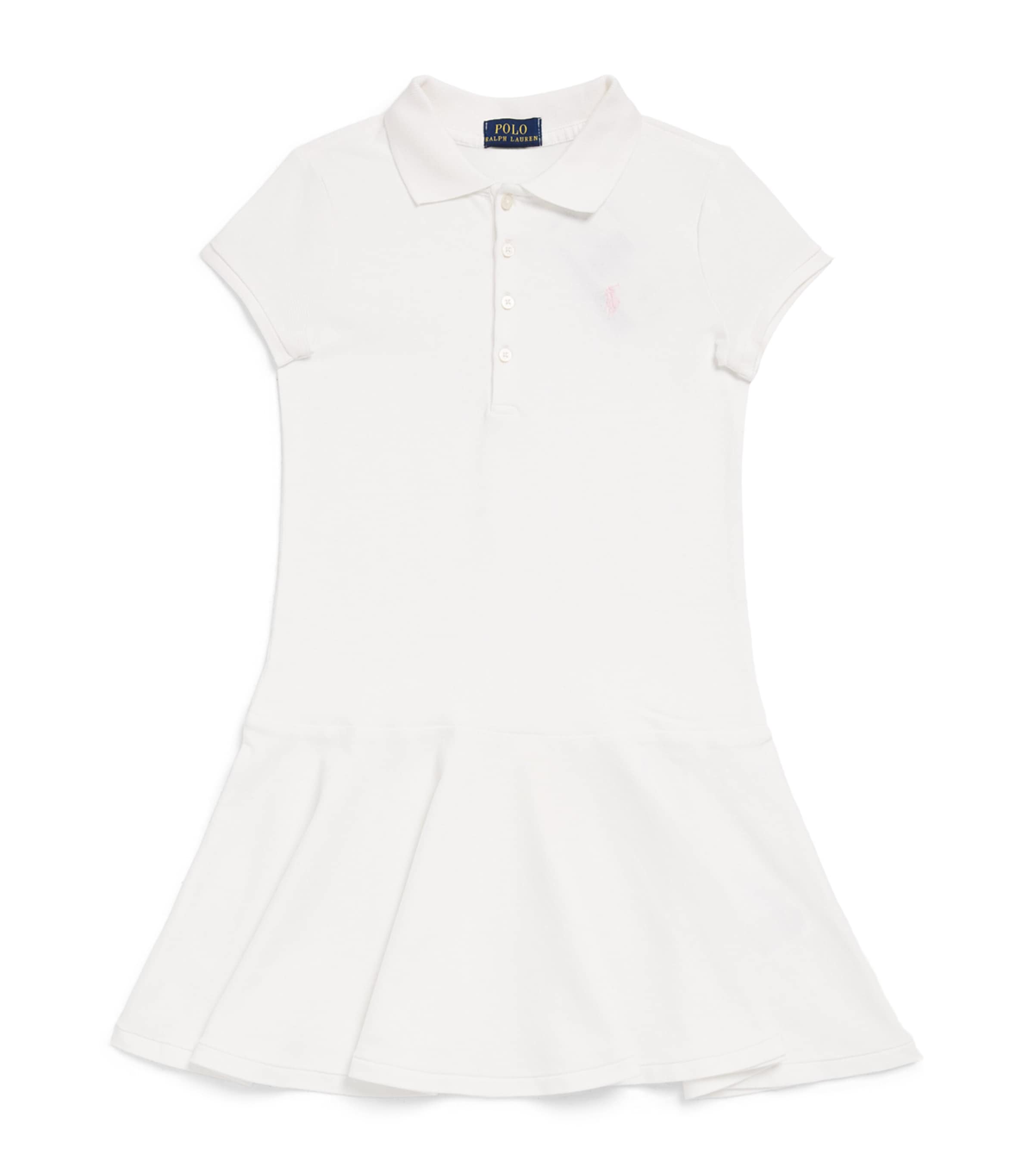 Stretch-Cotton Polo Shirt Dress (2-7 Years)