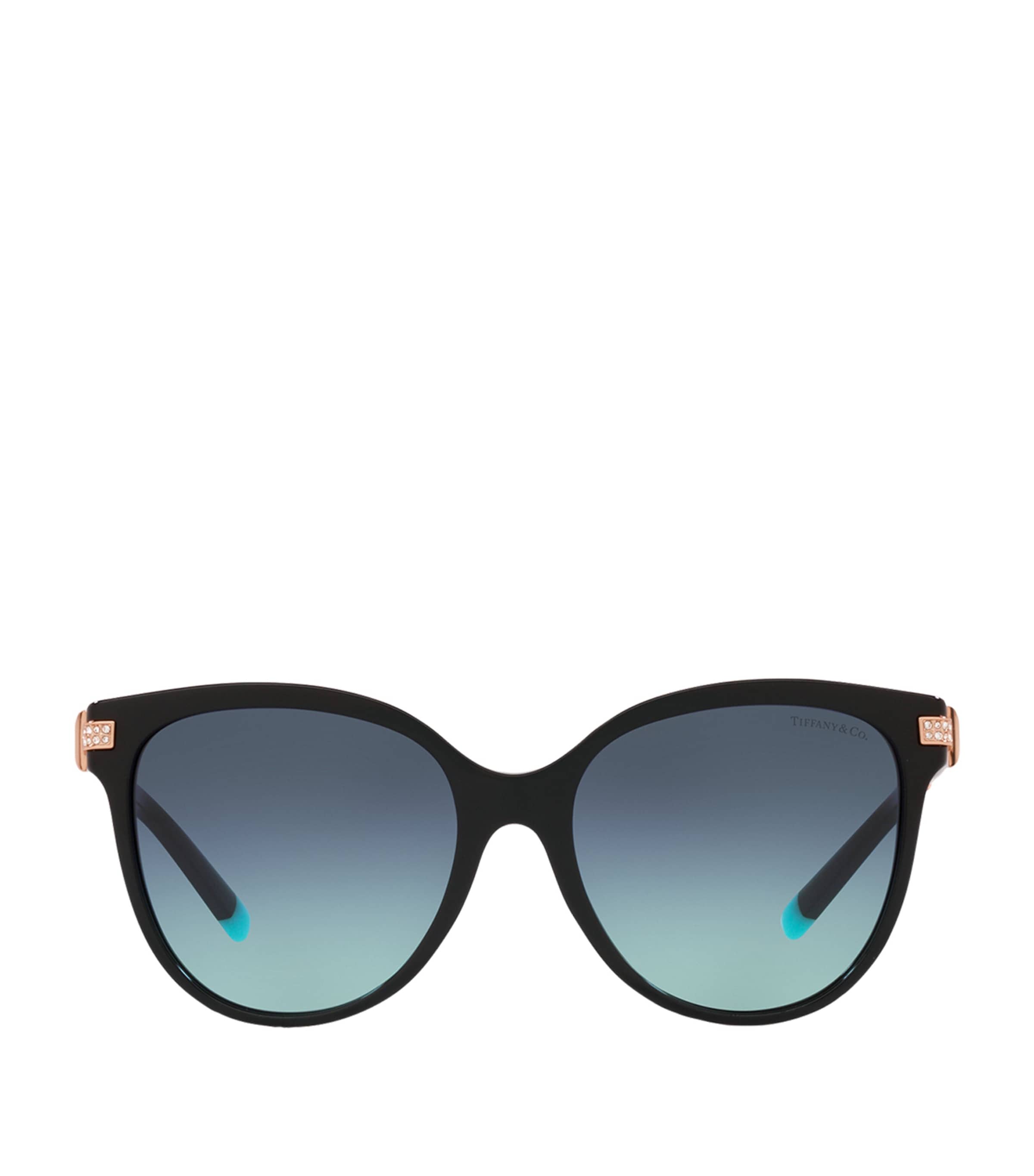 Tiffany & Co. Crystal-Embellished Pillow Sunglasses